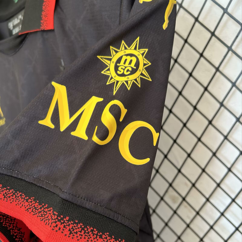 2024/2025 AC Milan three-game black and green shirt