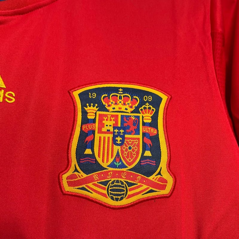 2010 Retro Spain Home Football Shirt