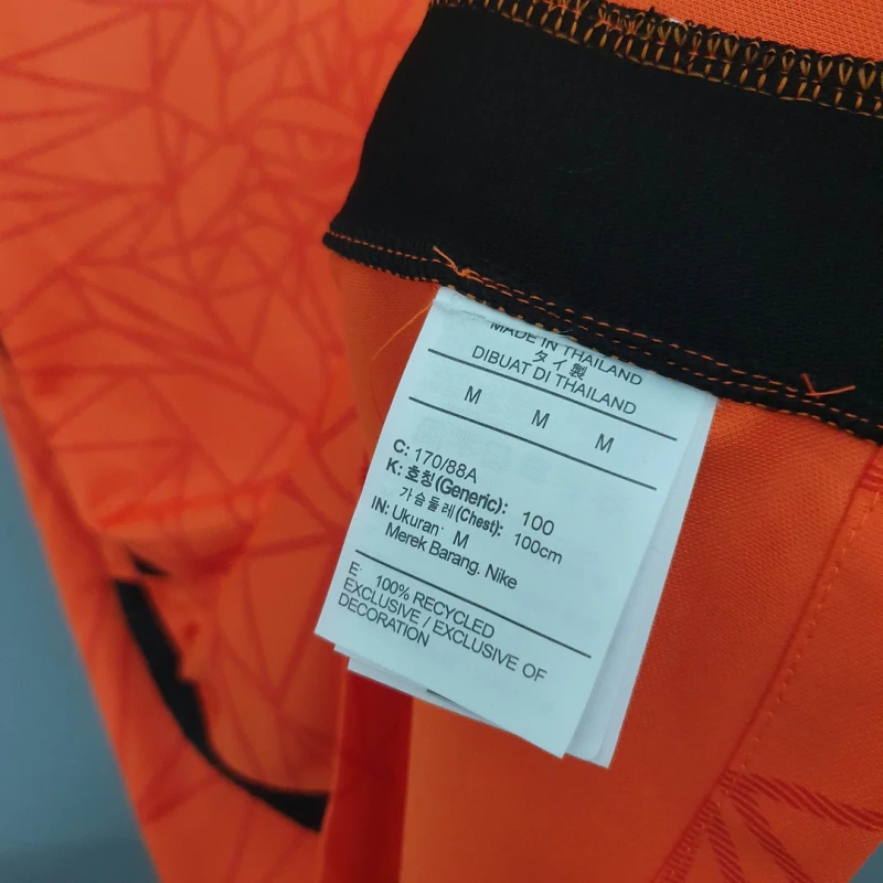 2020 Netherlands Home Football Shirt