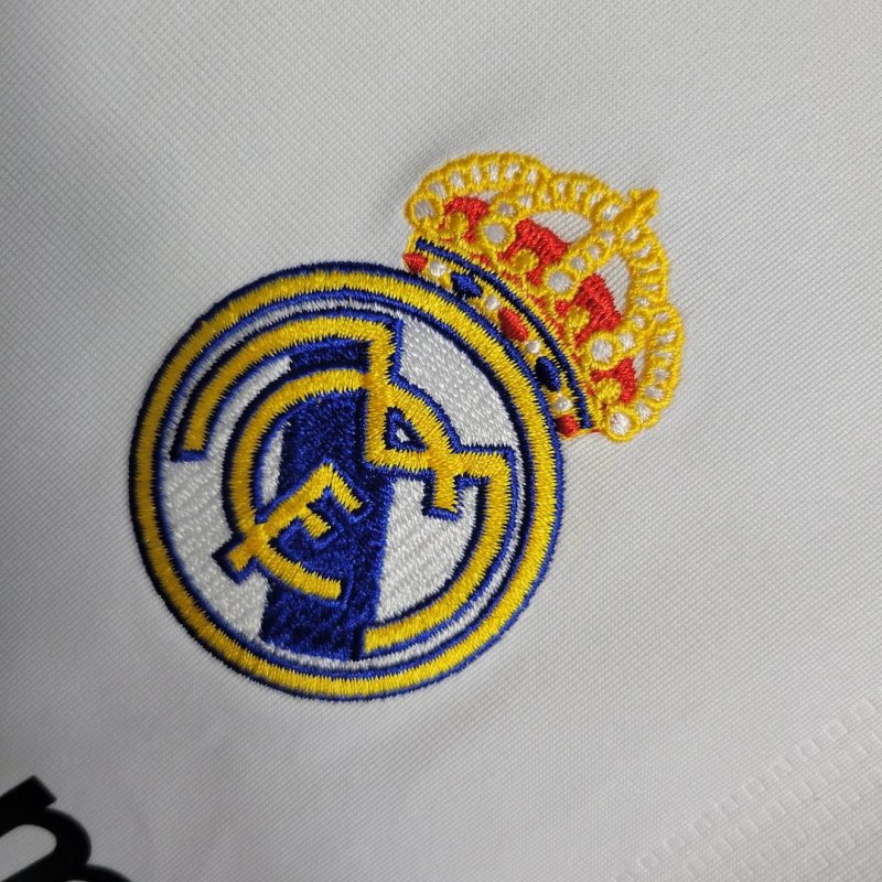 2009/2010 Retro Long Sleeve Real Madrid Home Football Shirt