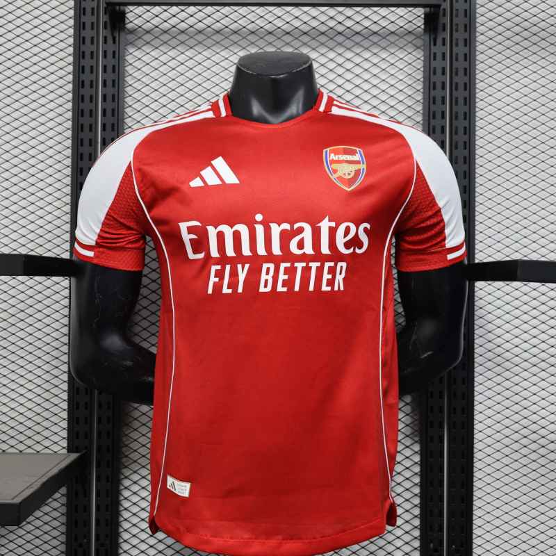 2025/2026 Player Version Arsenal Home Football Shirt