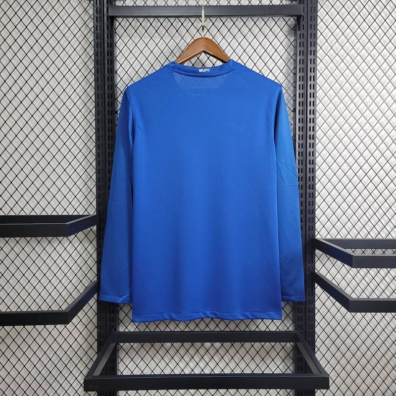 2008/2009 Vintage Long Sleeve Manchester United 3rd Away Football Shirt