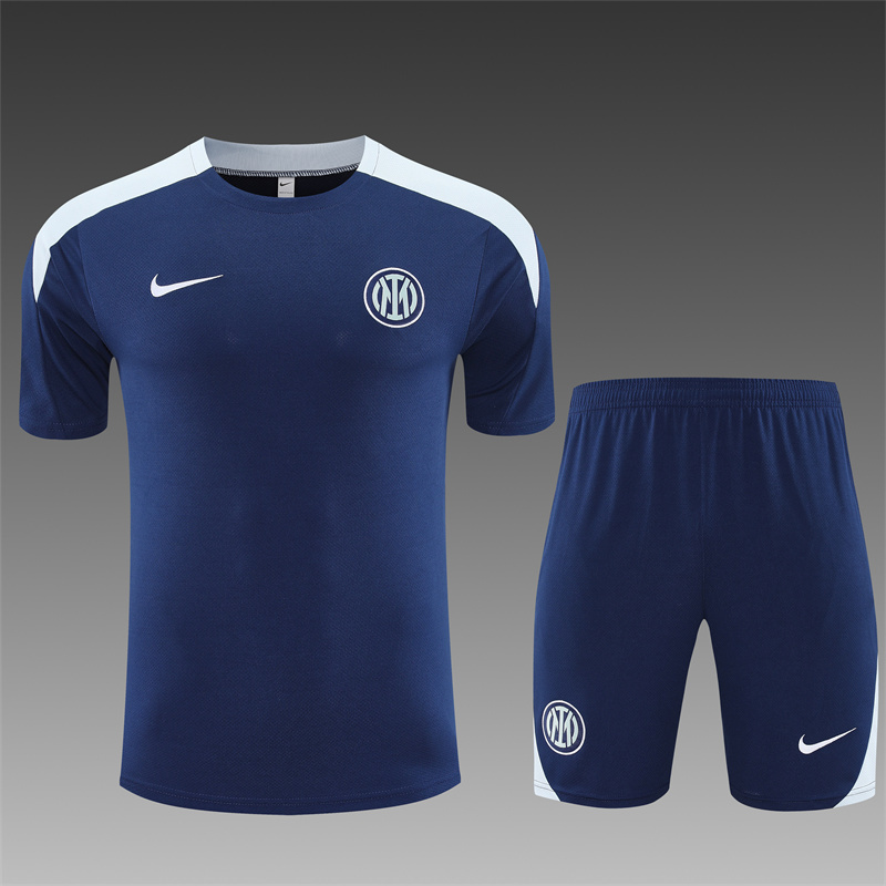 2025/26 Short Sleeve Inter Milan Royal Blue Training Kit (child size)