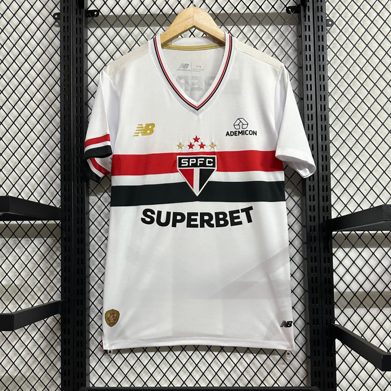 2025-2026 Sao Paulo Home Fan Edition Football Shirt