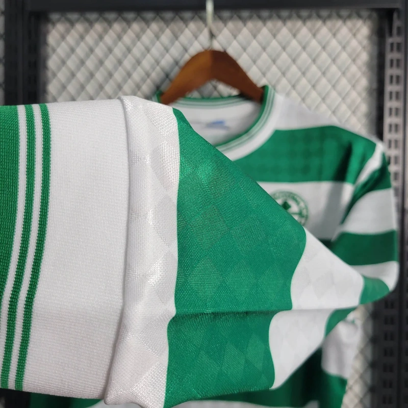 1987/1988 Retro Long Sleeve Celtic Home Football Shirt