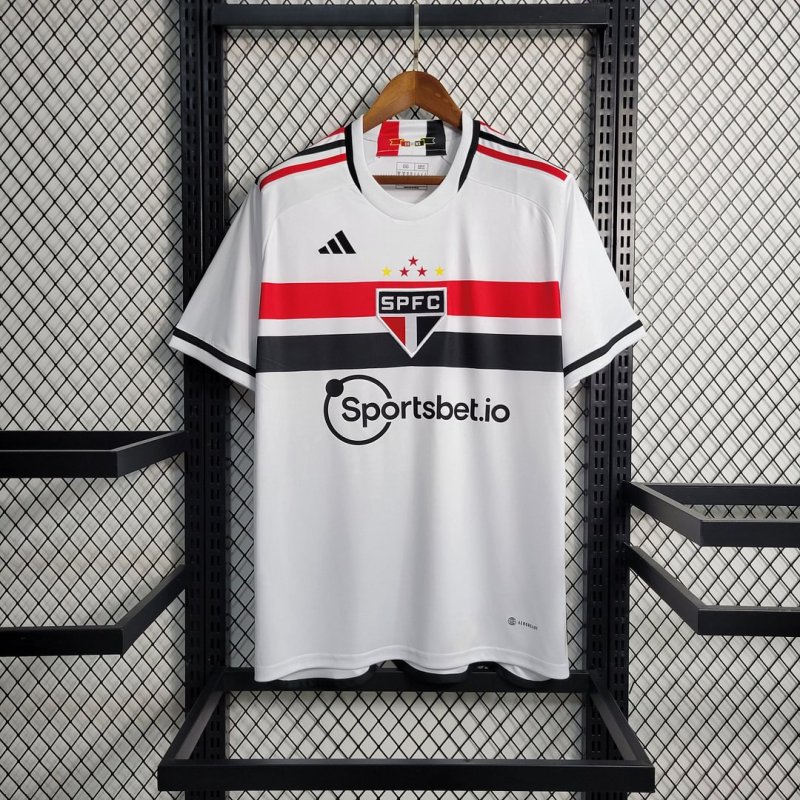 1:1 copy top quality 2023/2024 São Paulo Home Football Shirt