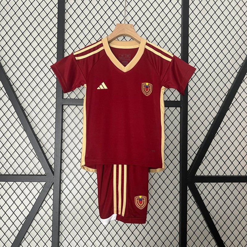 2024 Venezuela Home Football Shirt Kids