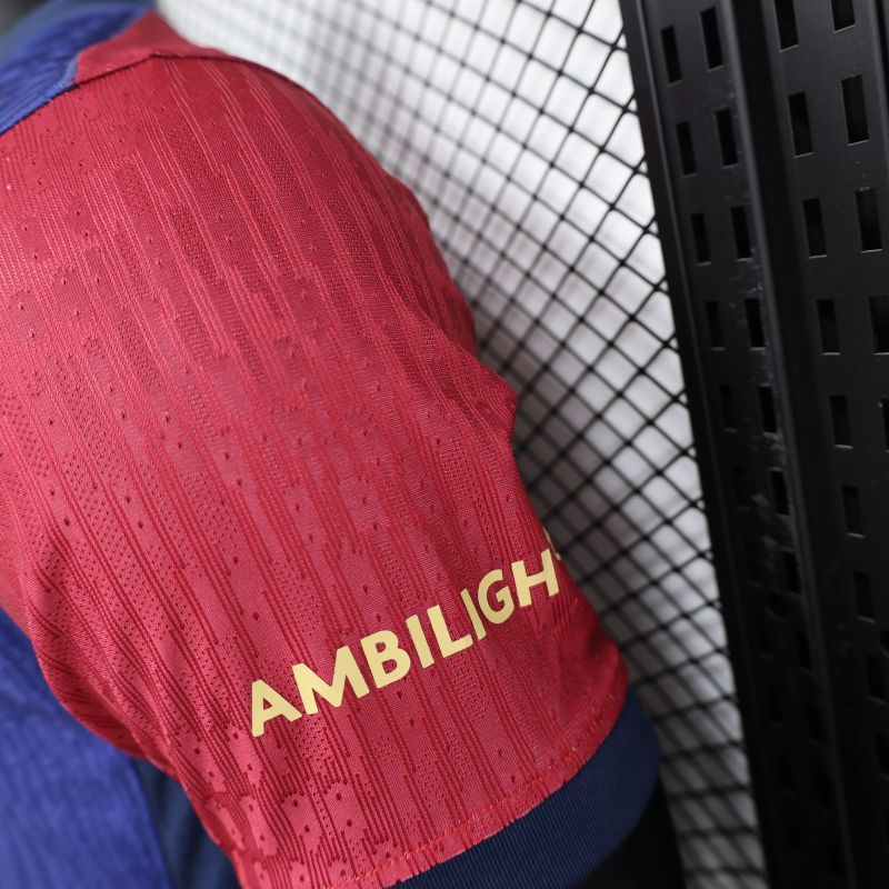 2024/2025 Players Edition Barcelona Home Big Corsage Football Jersey