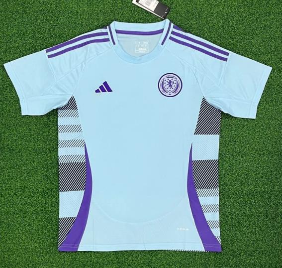1:1 copy top quality 2024 Scotland Away Football Shirt