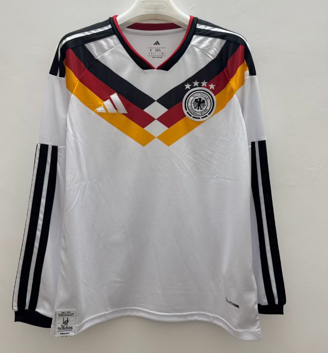 2026-2027 German home fan edition long sleeved football shirt