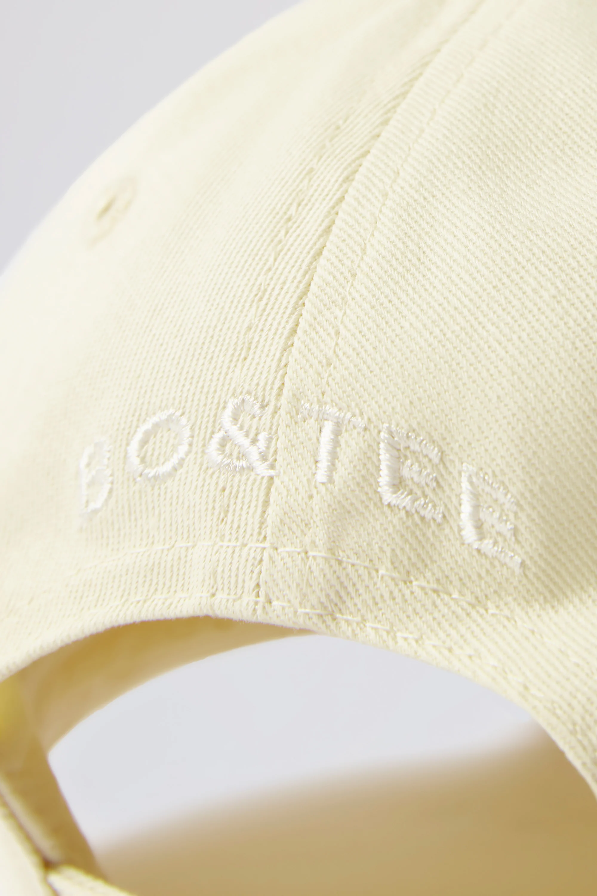 Appliqué Baseball Cap in Bone