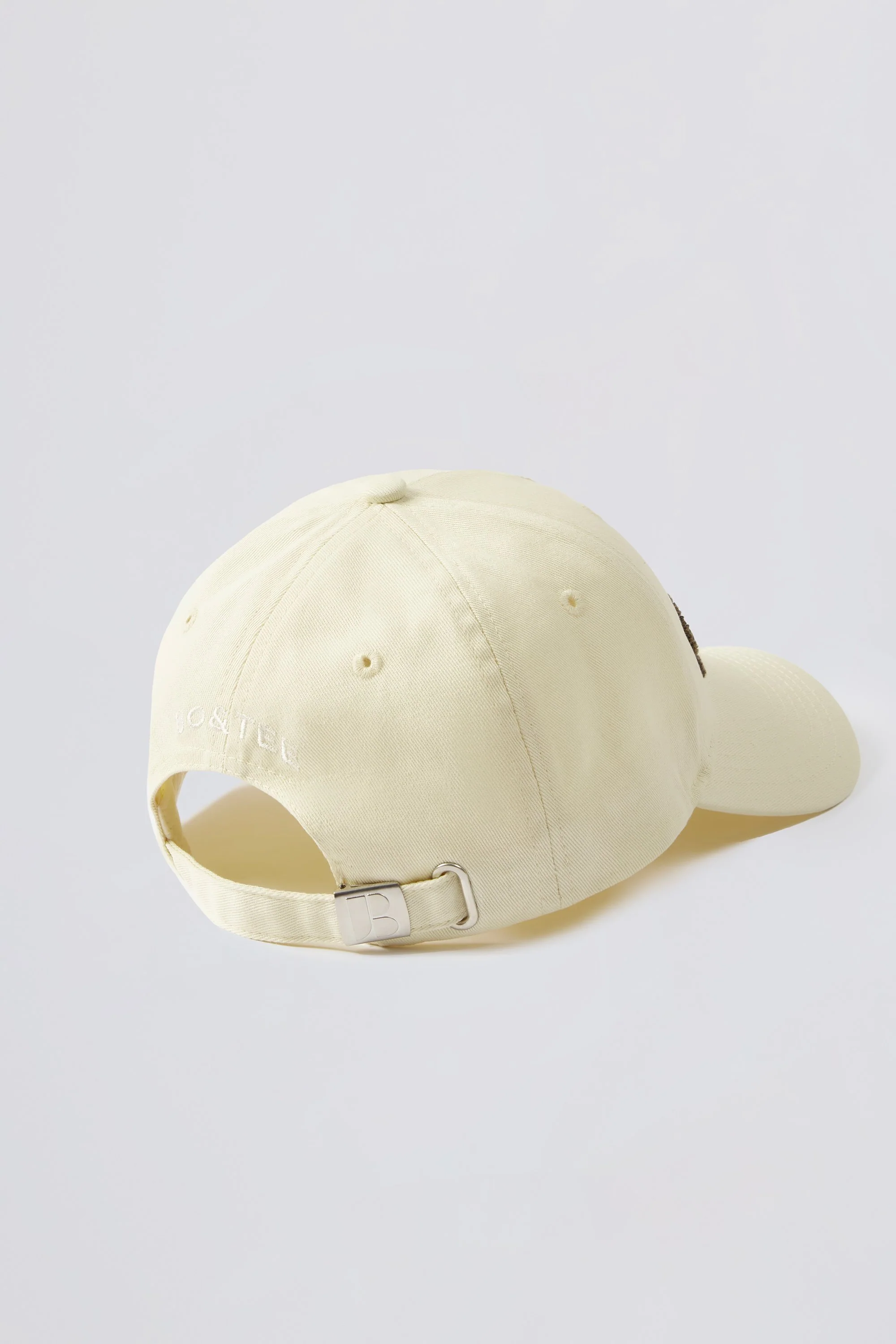 Appliqué Baseball Cap in Bone