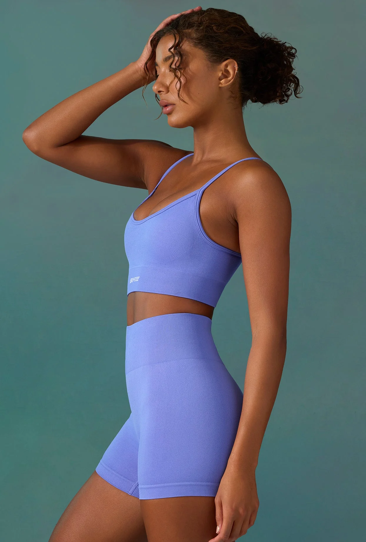 Super Sculpt Seamless Mini Shorts in Iolite