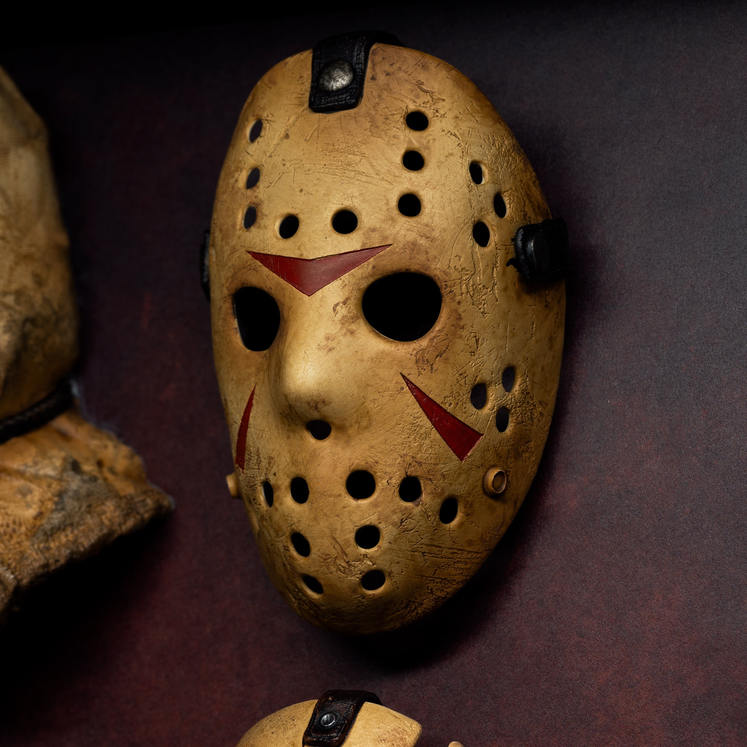 FRIDAY 13TH Jason Voorhees Mask Collection in Shadow Box Frame-Halloween Gifts