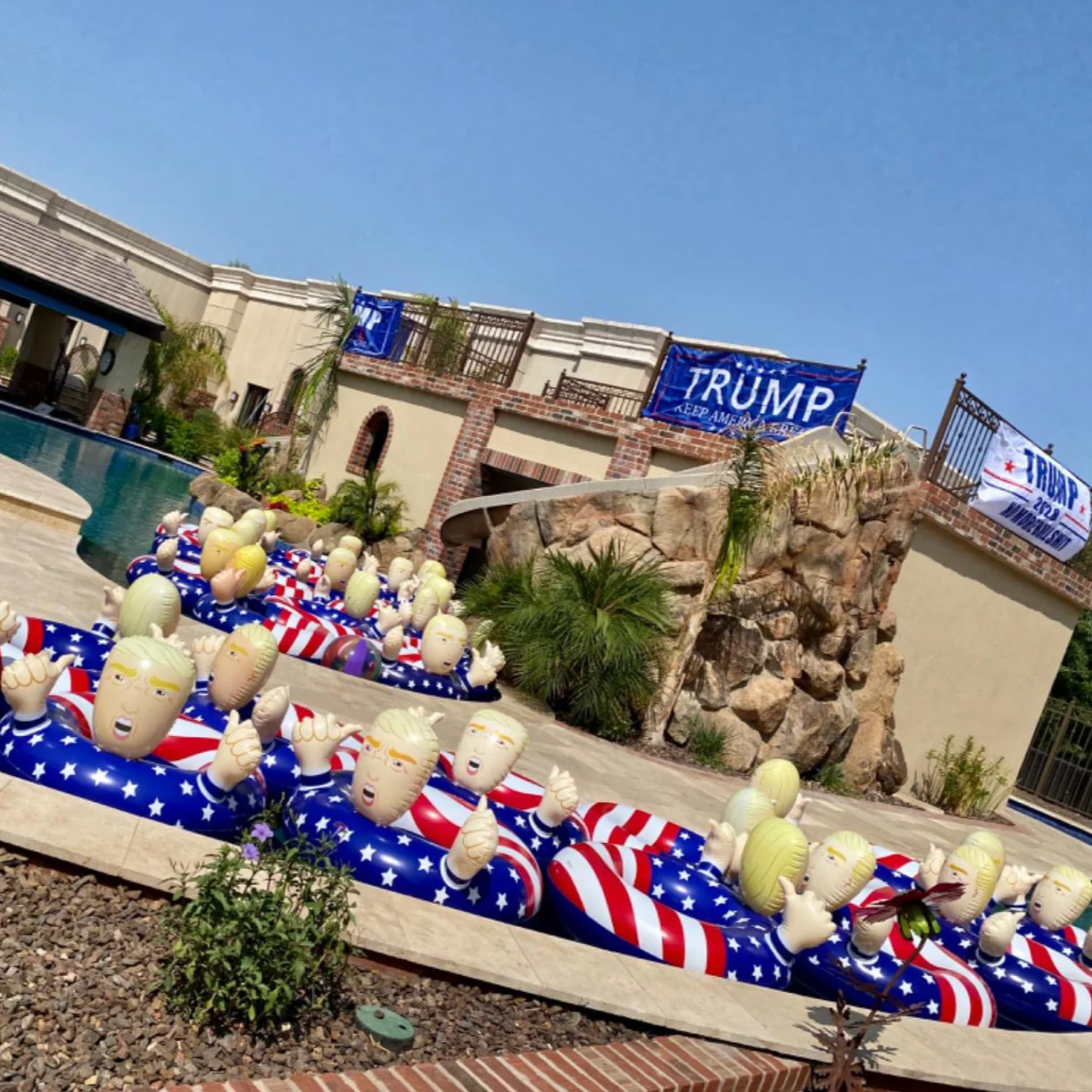 Donald Trump Pool Float
