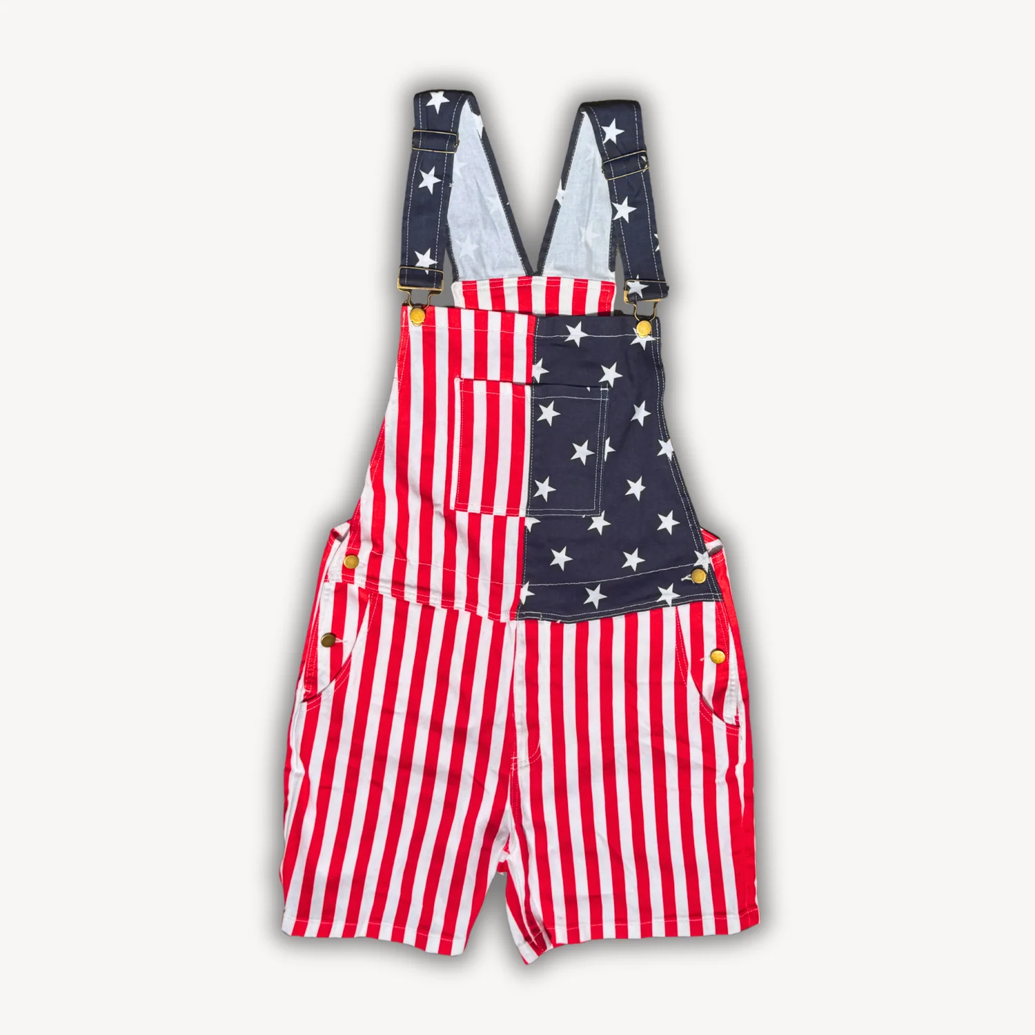 American Flag Overalls