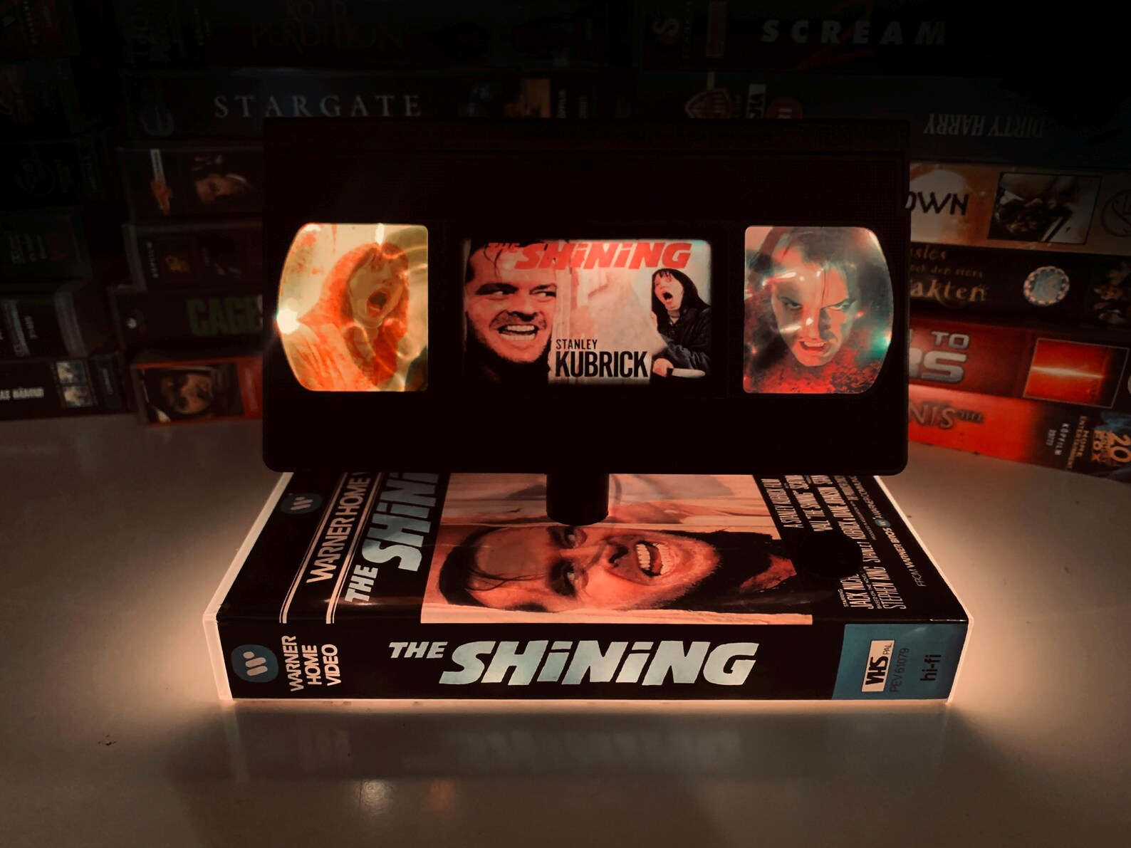 Horror VHS Movie Lamp-Amazing Gift for Any Movie Fan