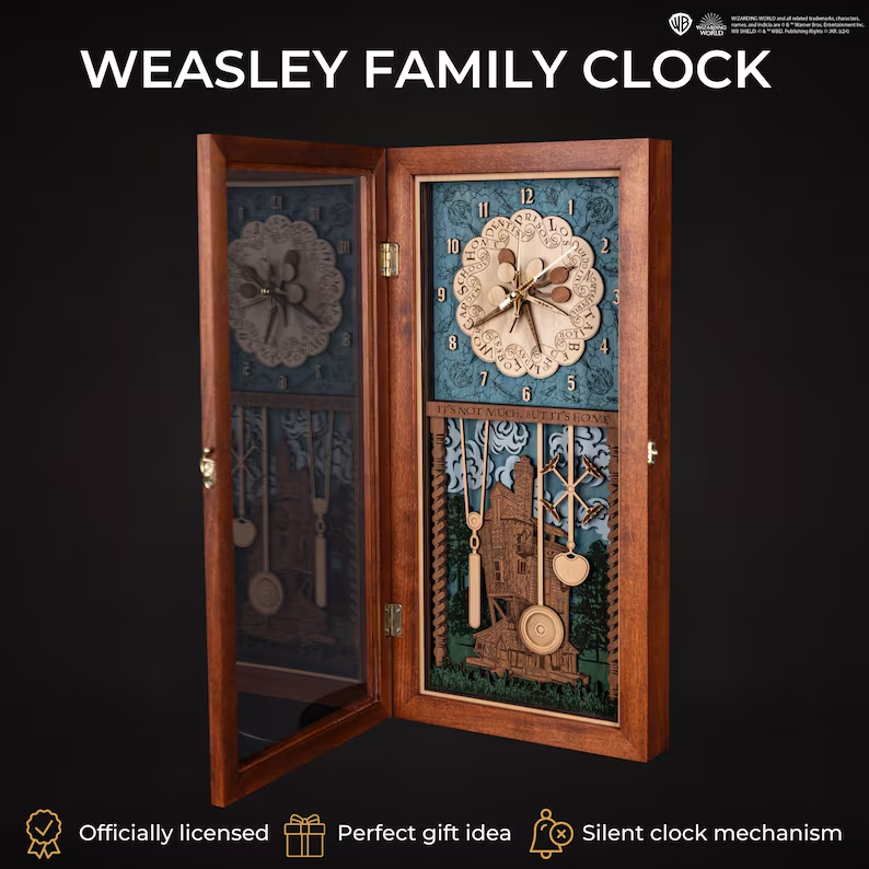 WEASLEY FAMILY CLOCK - Harry Potter Gift