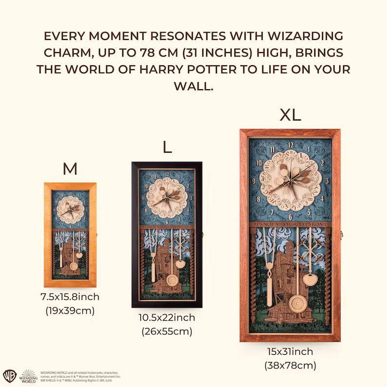 WEASLEY FAMILY CLOCK - Harry Potter Gift