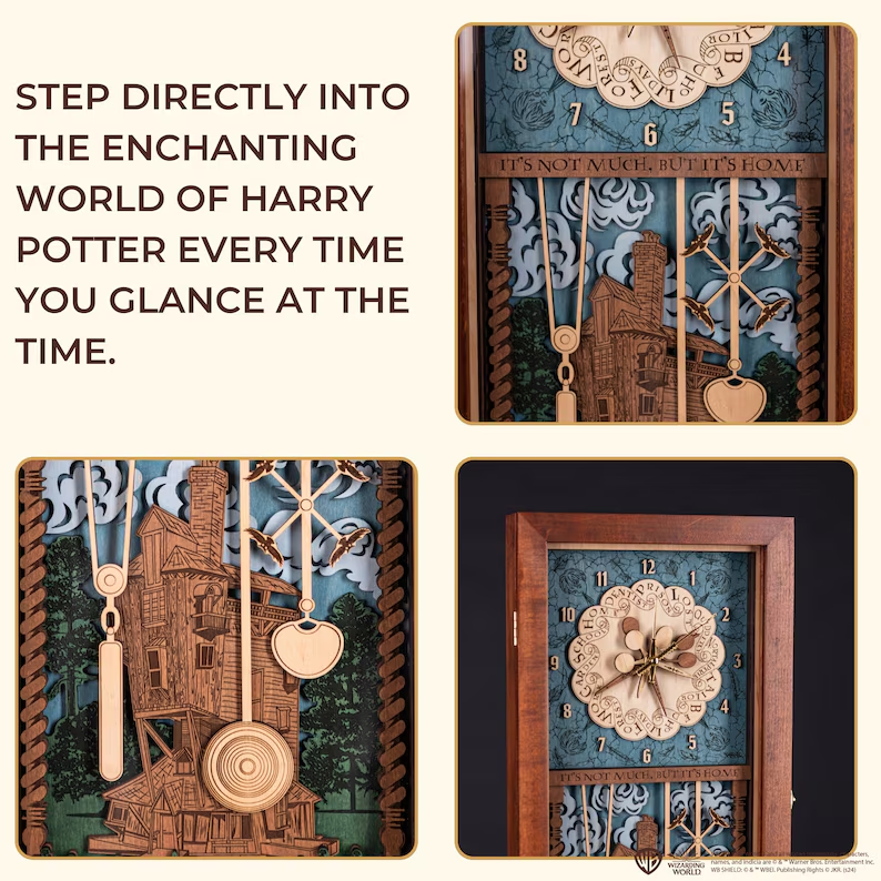 WEASLEY FAMILY CLOCK - Harry Potter Gift