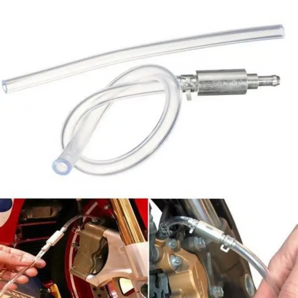 🏆Flash Sale⚡ 50K+ SOLD! Almost Gone-💥Brake Bleeder Hose - One Way Check Valve Tube Bleeding Tool Kit For Car Motorcyle Clutch