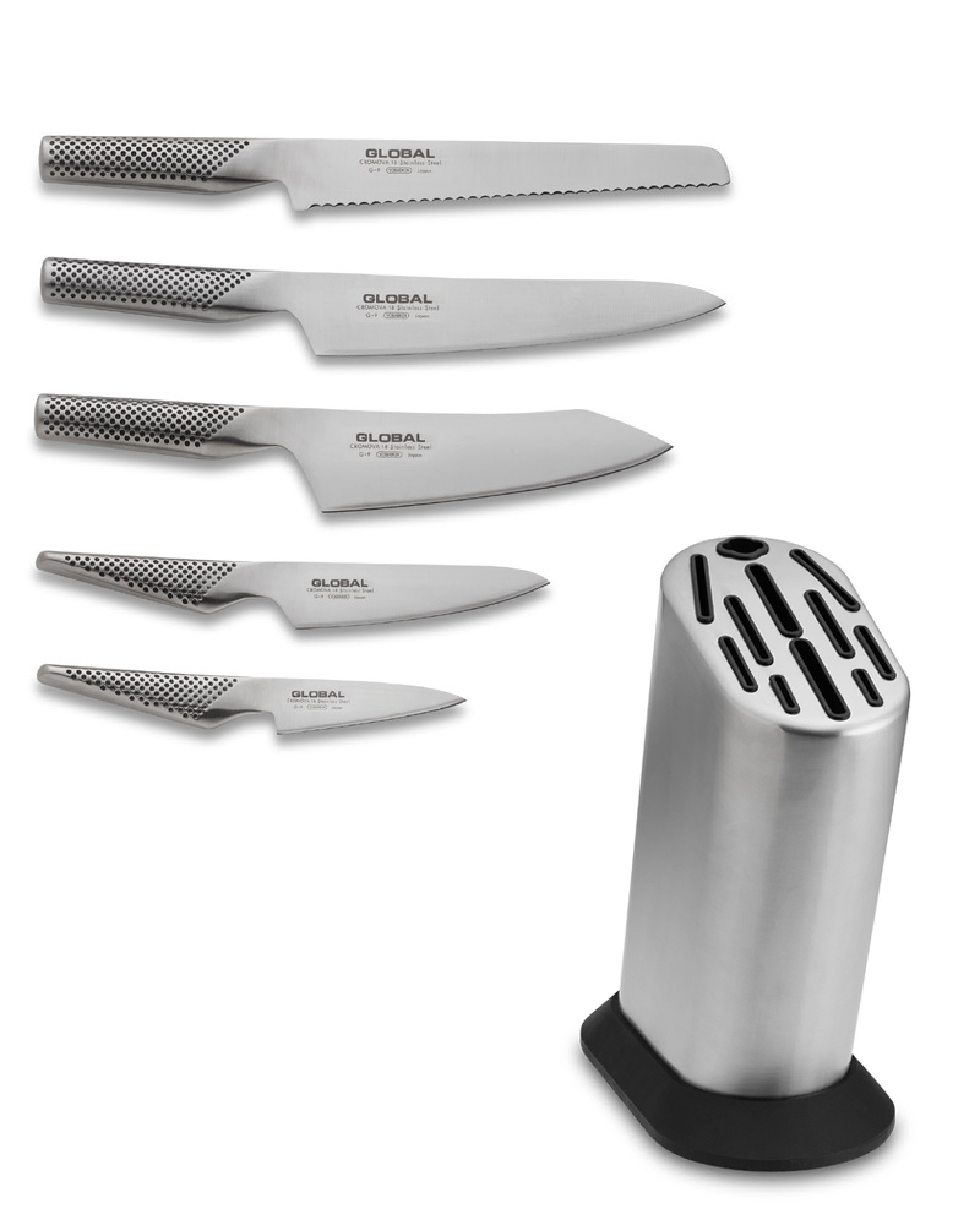 Global Classic Knife Block, Set of 6