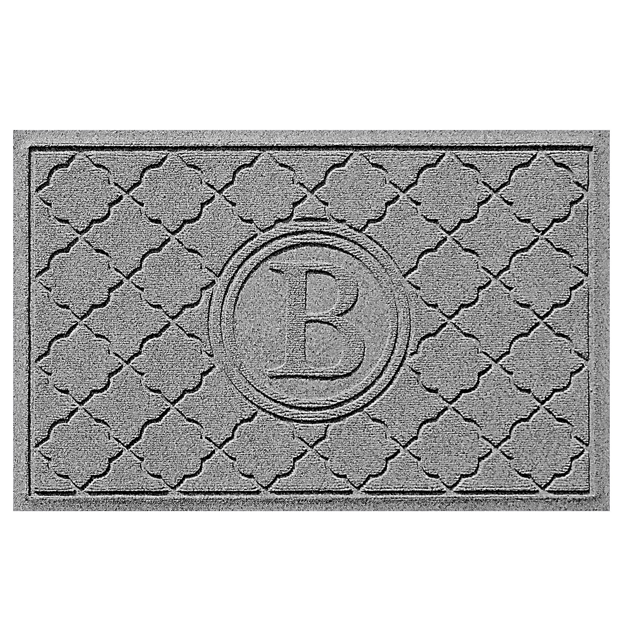 Waterhog Bombay Commercial Grade Indoor/Outdoor Monogram Doormat