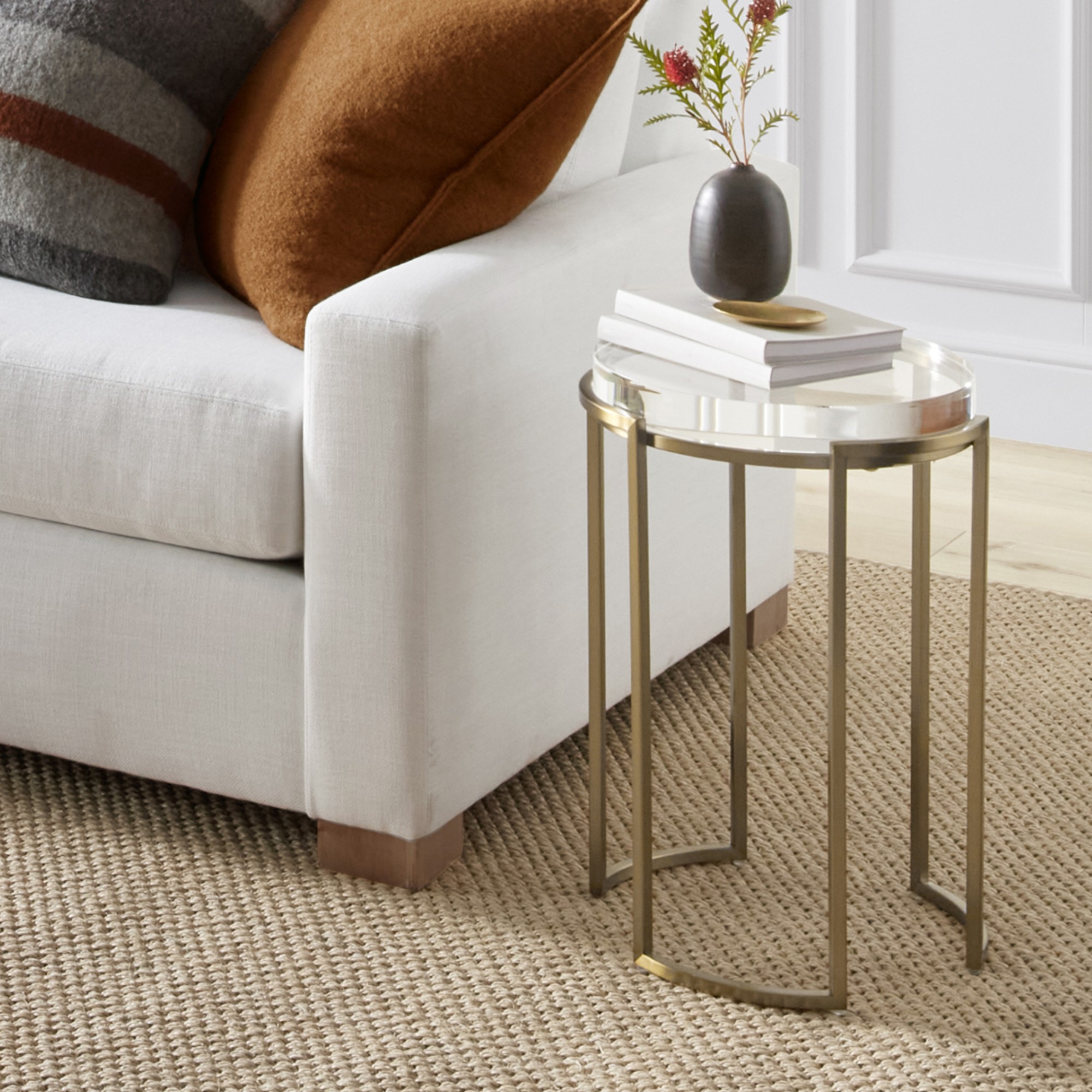 Lago Accent Table, Antique Brass (14)