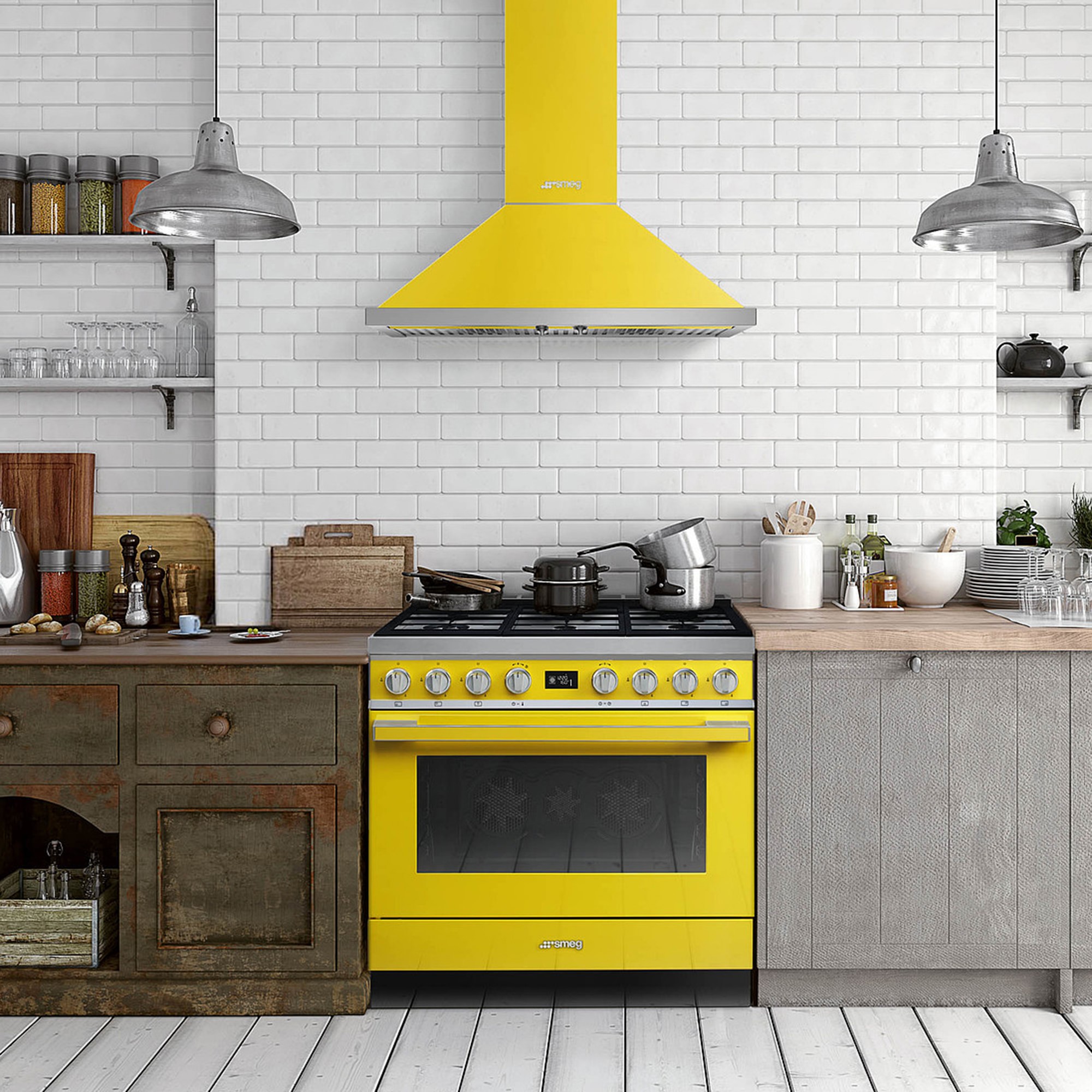 SMEG Portofino All Gas Range, 36