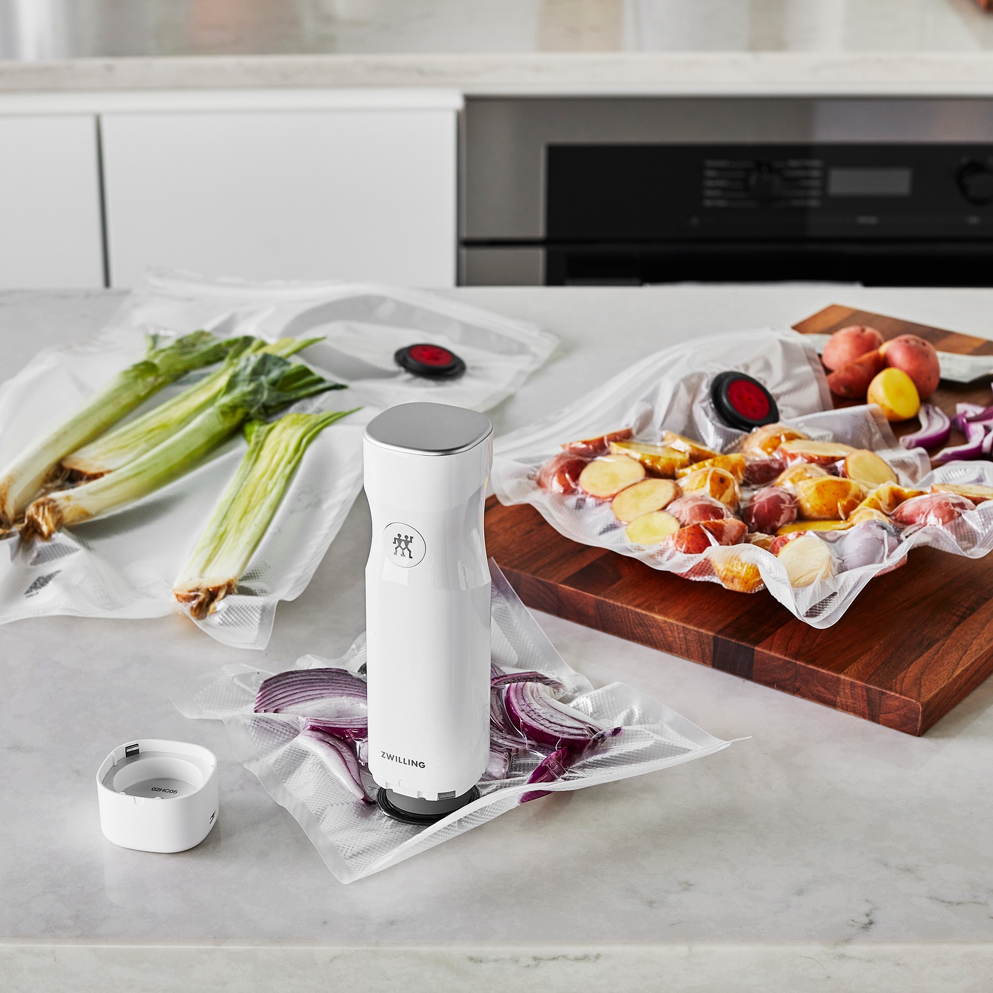 Zwilling Fresh & Save 10-Piece Vacuum Sealer Bags, Sous Vide Bags, Meal Prep