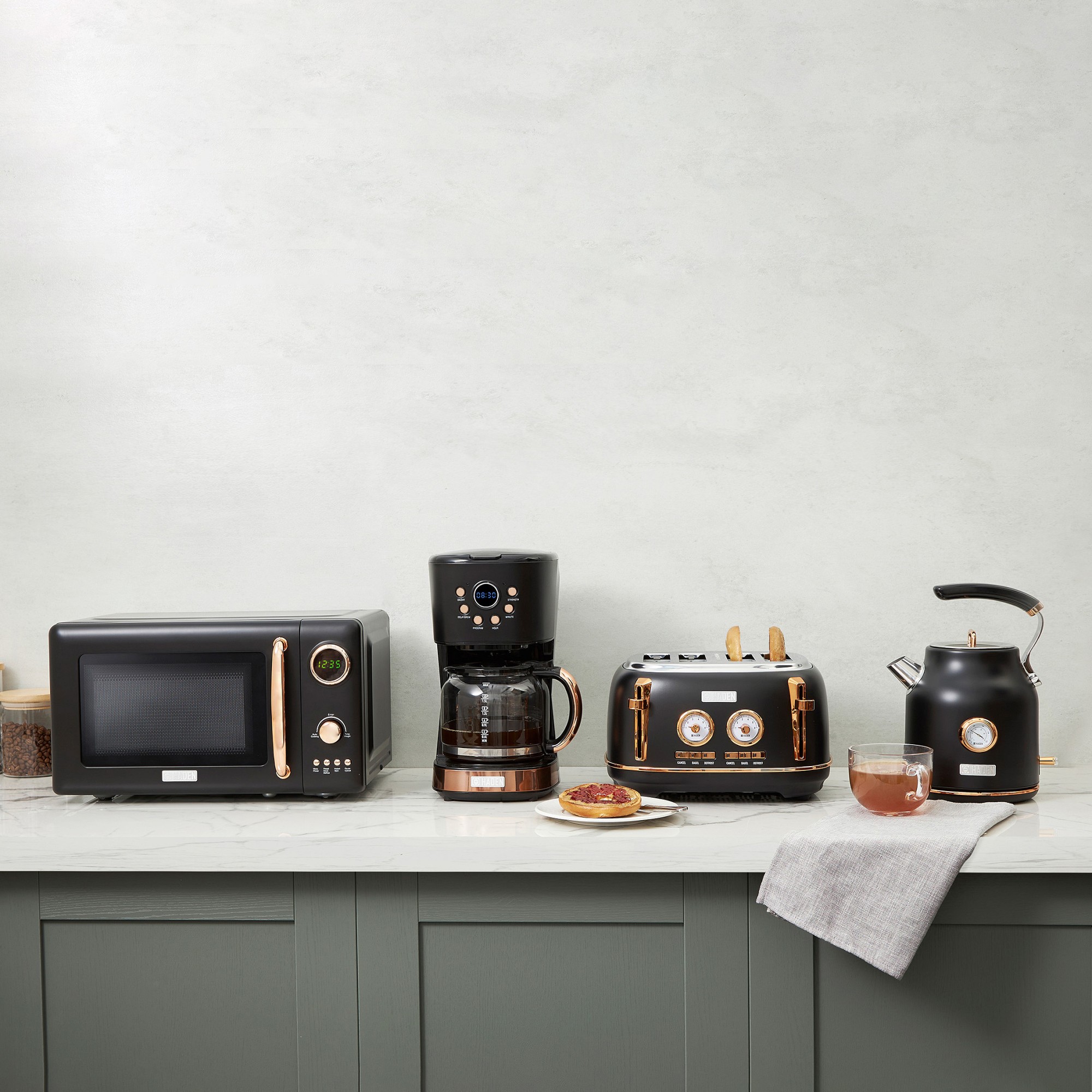 Haden Dorset 2-Slice Wide Slot Stainless-Steel Toaster