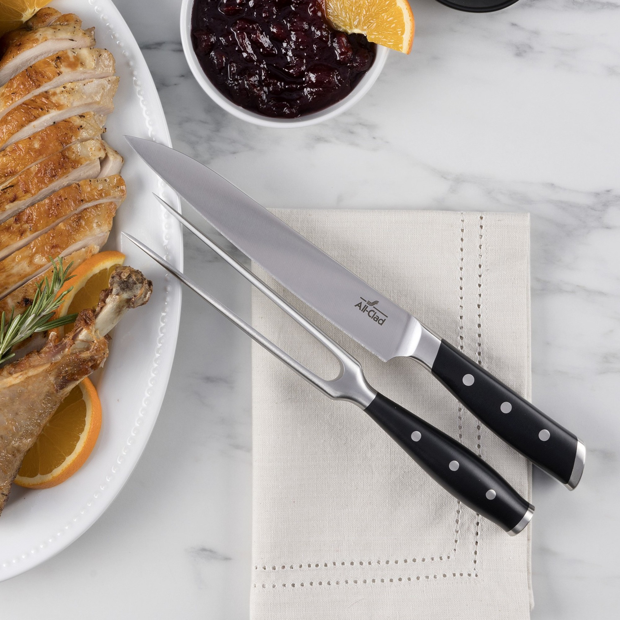 All-Clad Carving Knife & Meat Fork Set