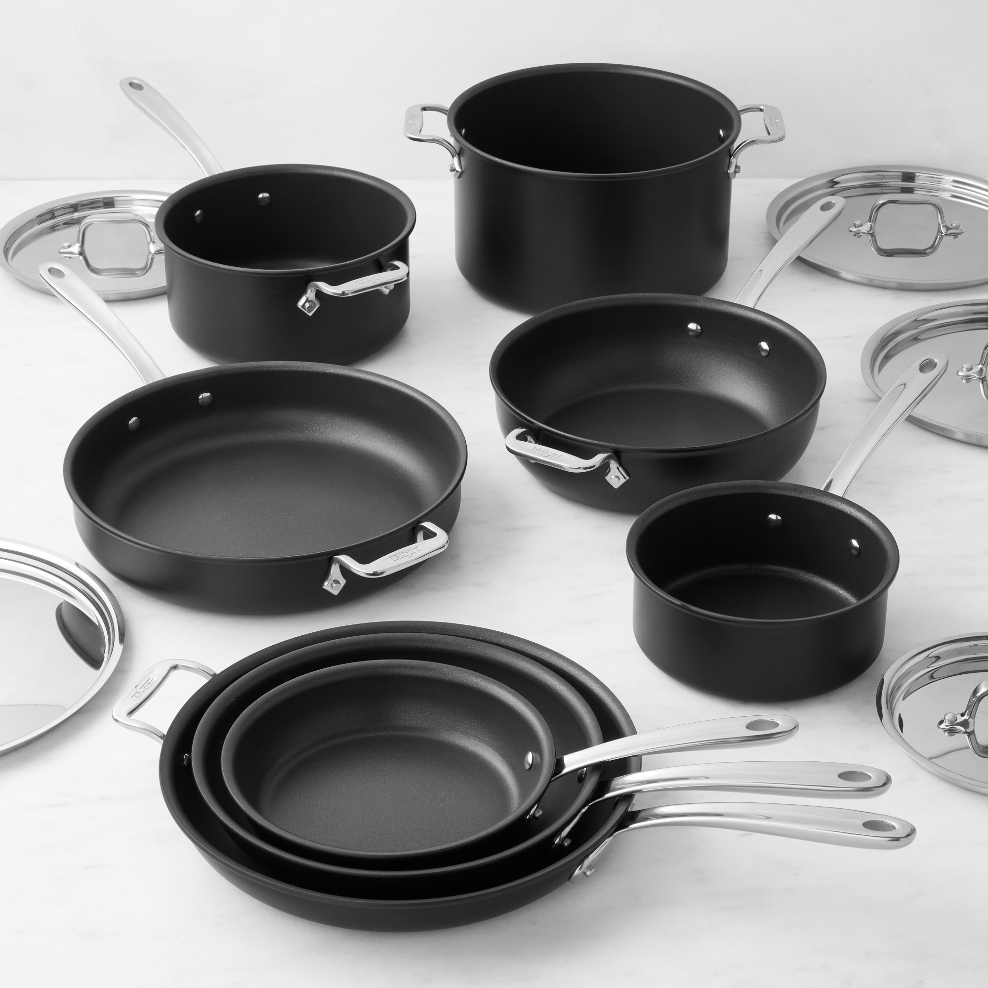 All-Clad NS™ Pro Nonstick 13-Piece Cookware Set