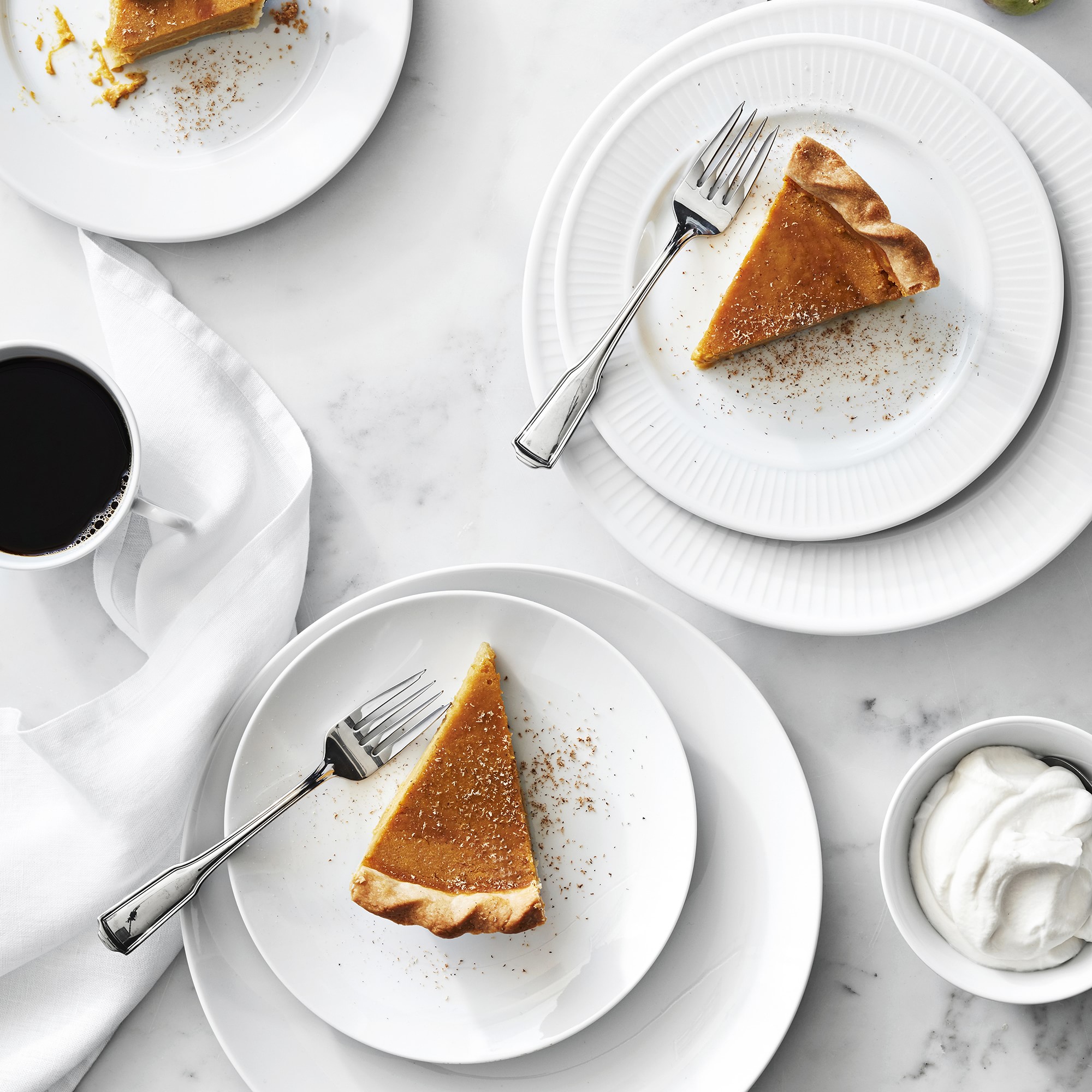 Pillivuyt Coupe Porcelain Salad Plates