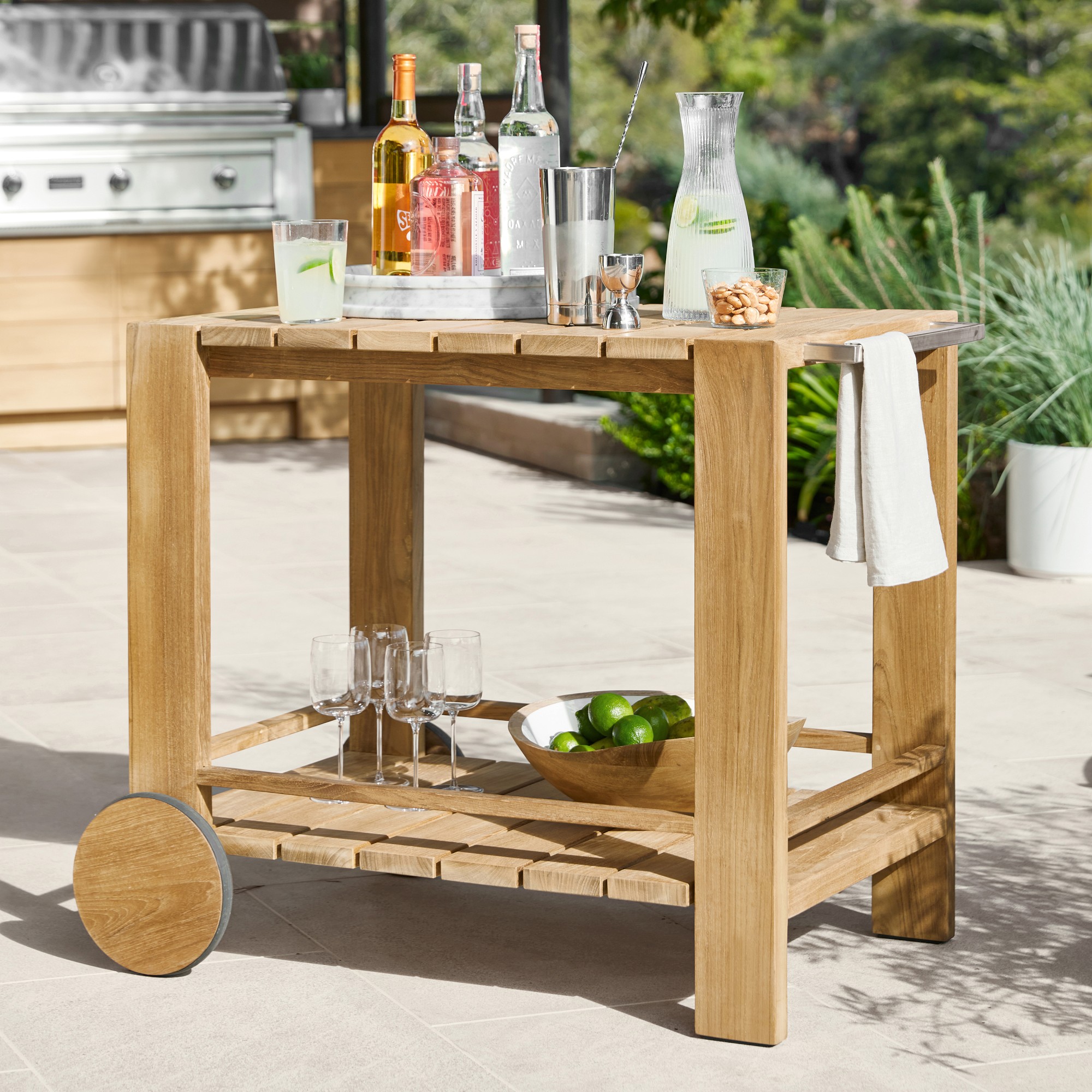 Larnaca Outdoor Teak Bar Cart (39)