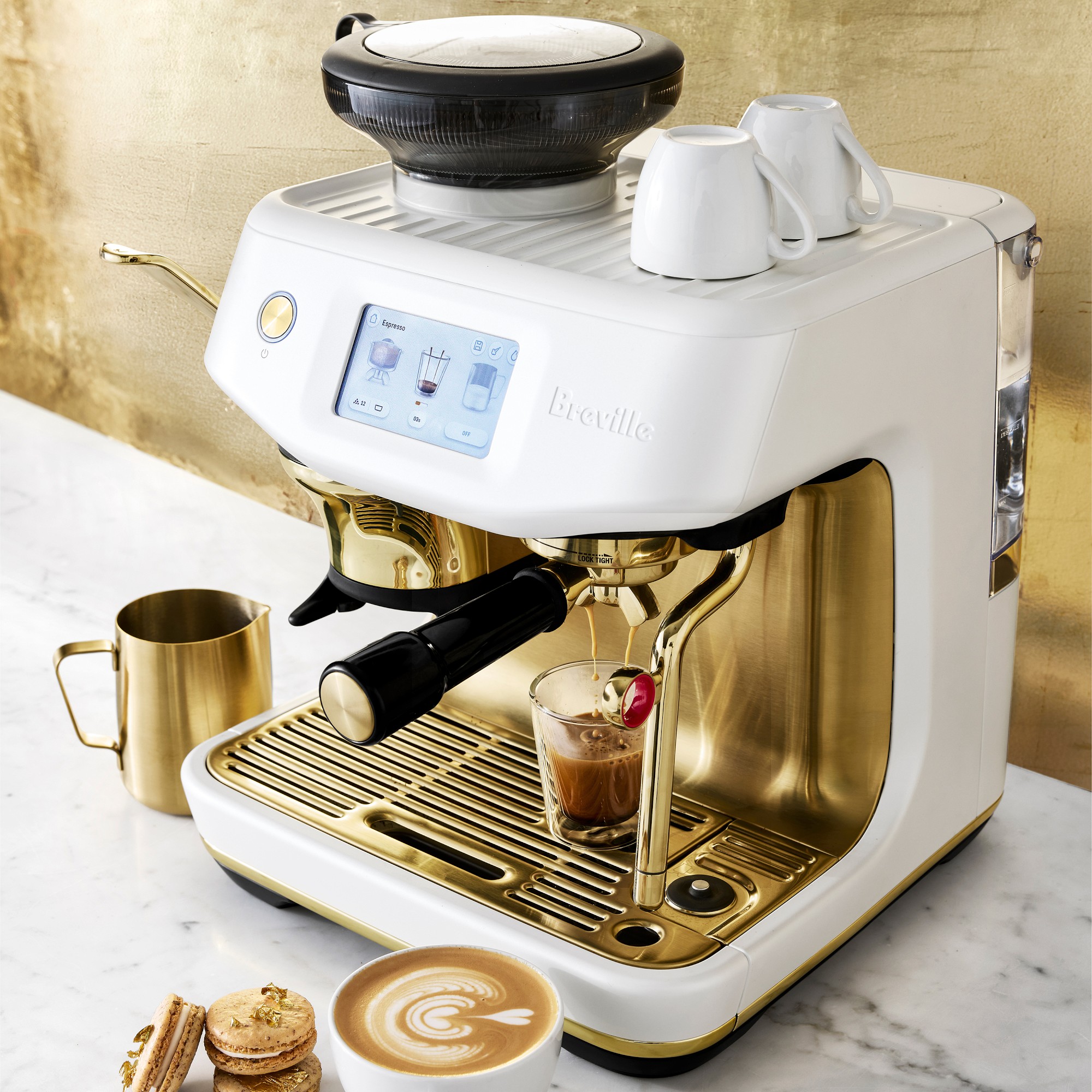 Breville Barista Touch™ Impress Espresso Machine Brass Collection