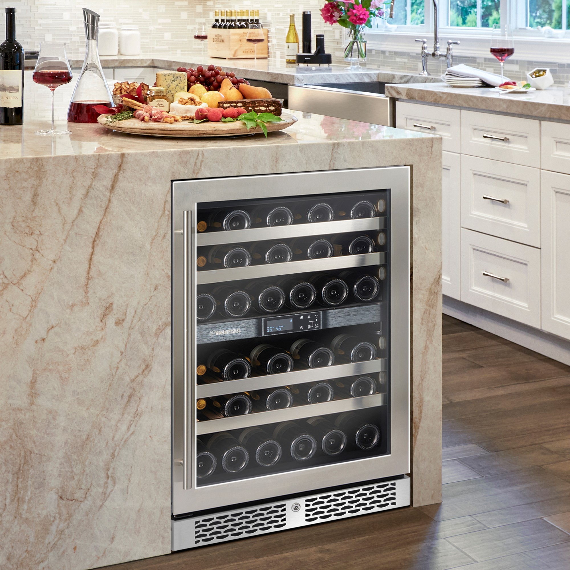 Wine Enthusiast Prestige S 24 Dual Zone Undercounter Smart Wi-Fi Wine Cellar