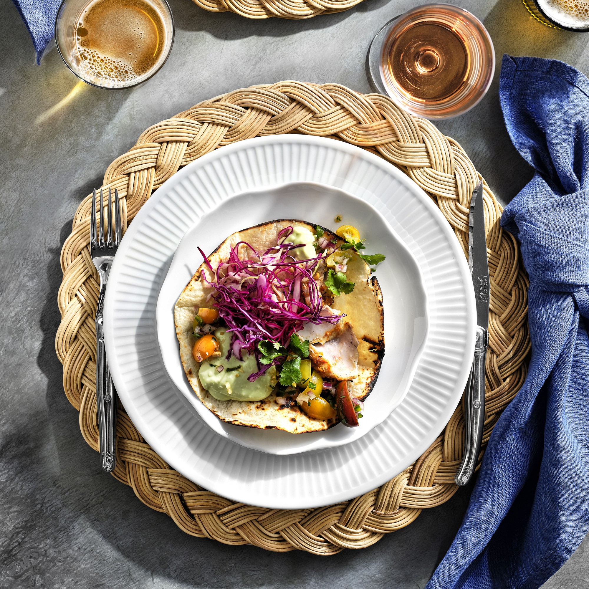 Pillivuyt Chantal Porcelain Salad Plates