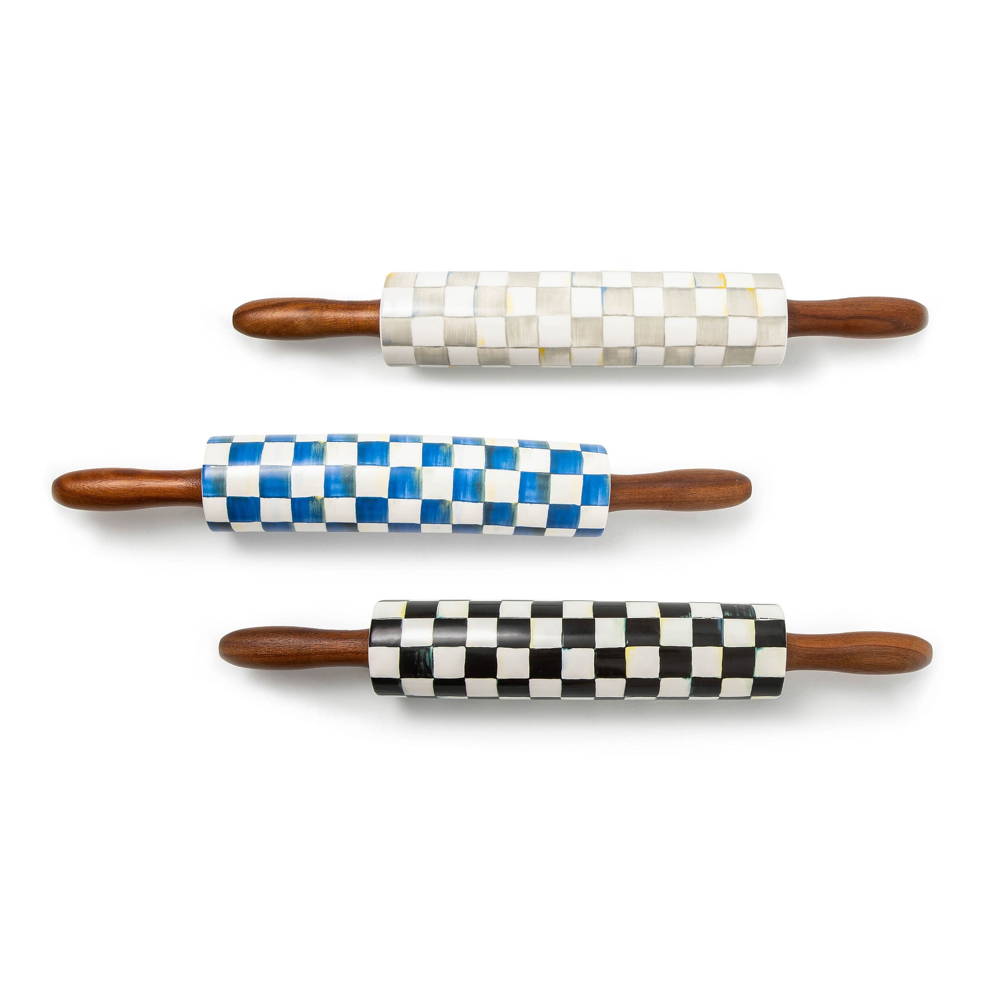 MacKenzie-Childs Courtly Check Rolling Pin