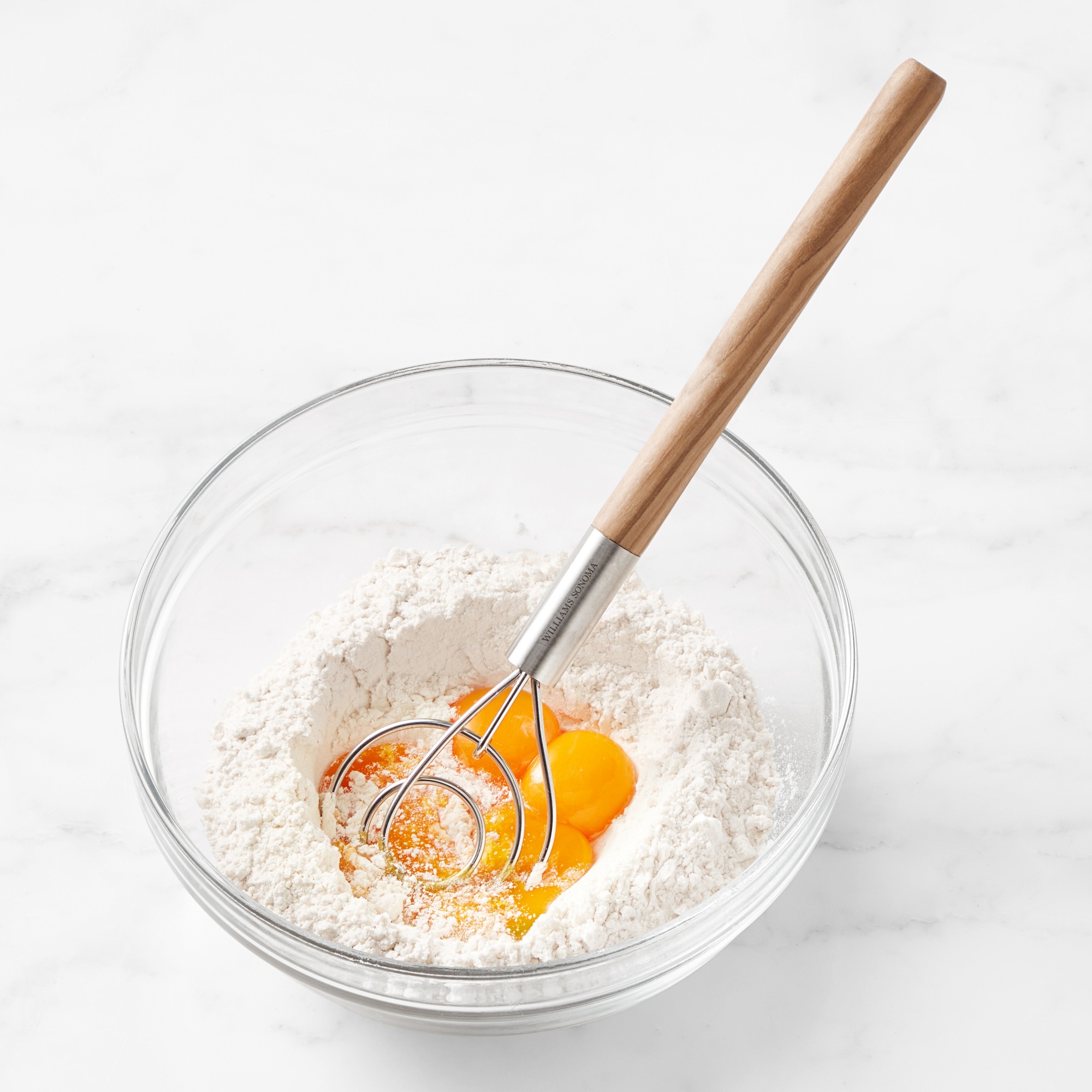 Williams Sonoma Olivewood Dough Whisk