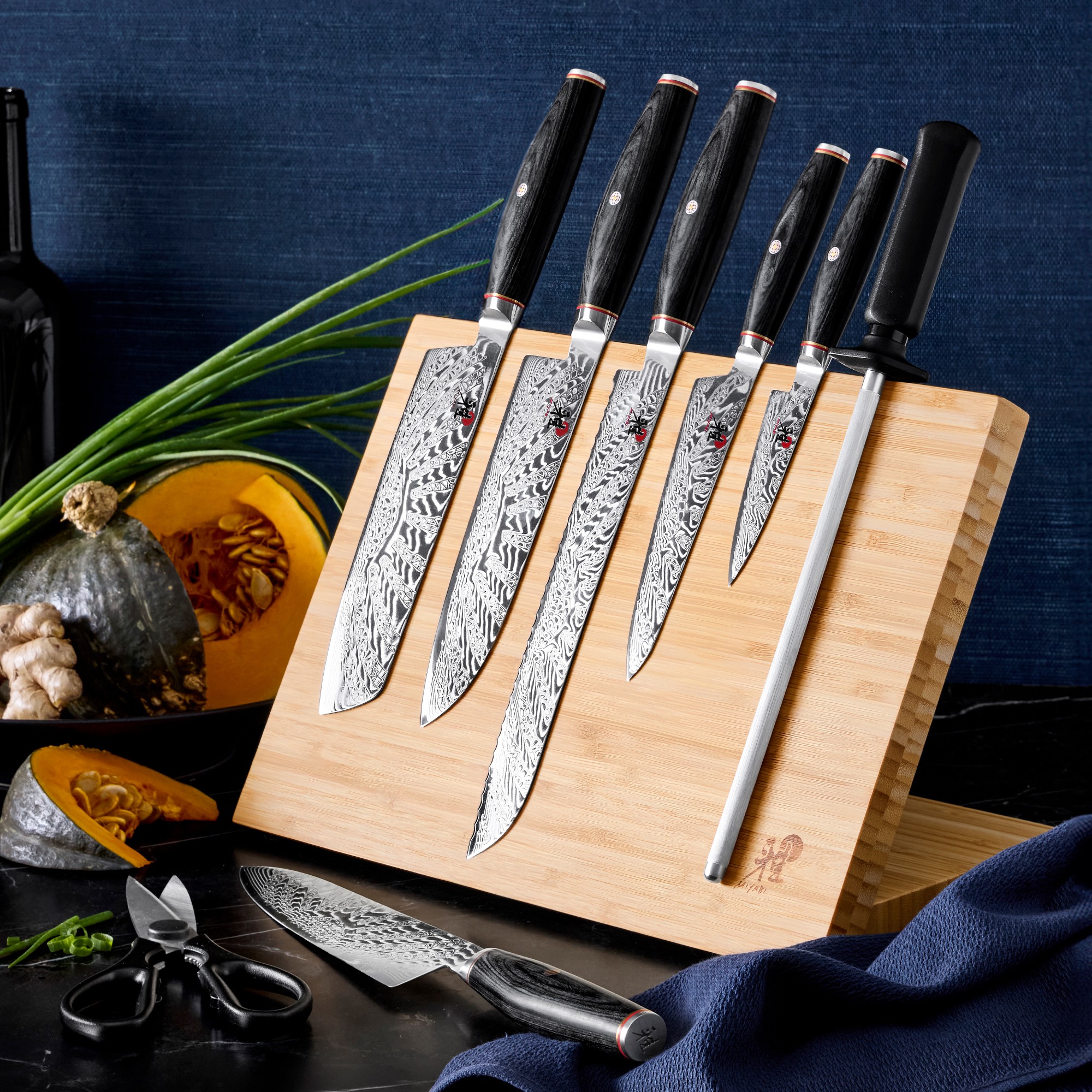 Miyabi Tenmei Easel Knives, Set of 9
