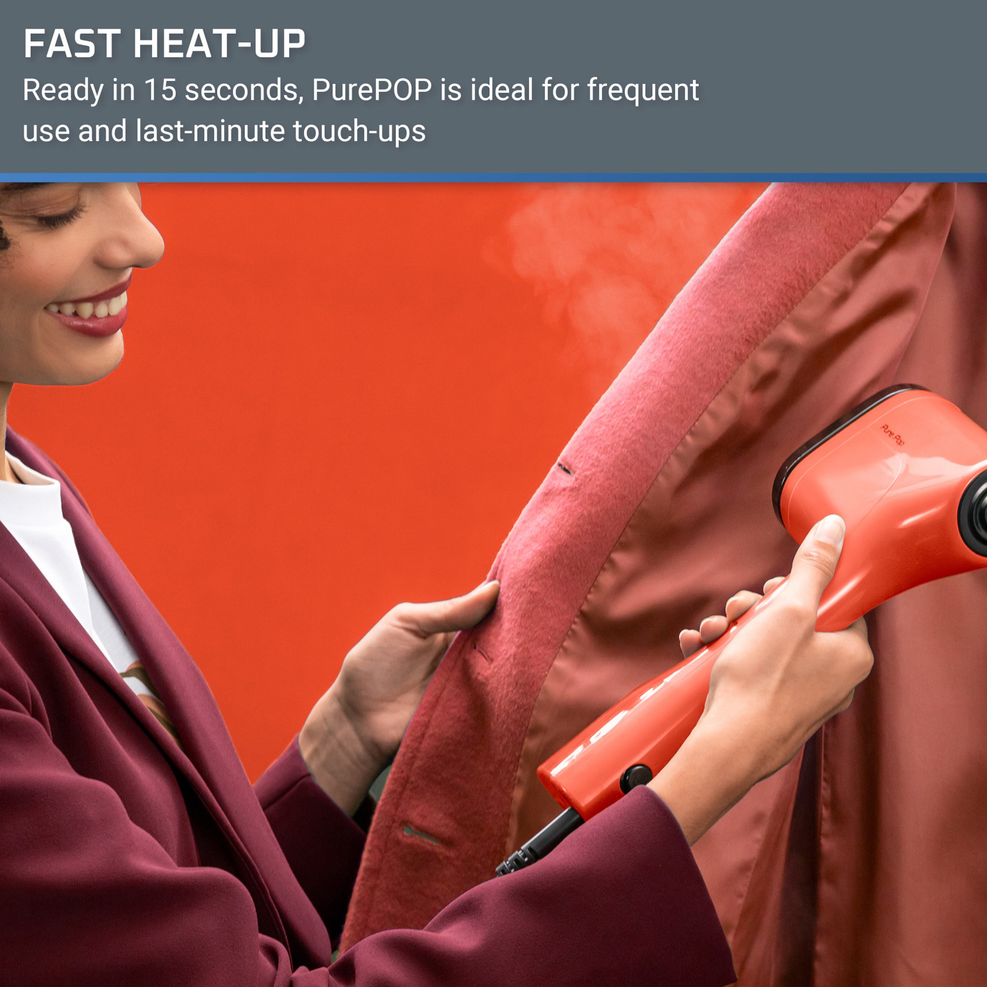 Rowenta Pure Pop Handheld Garment Steamer