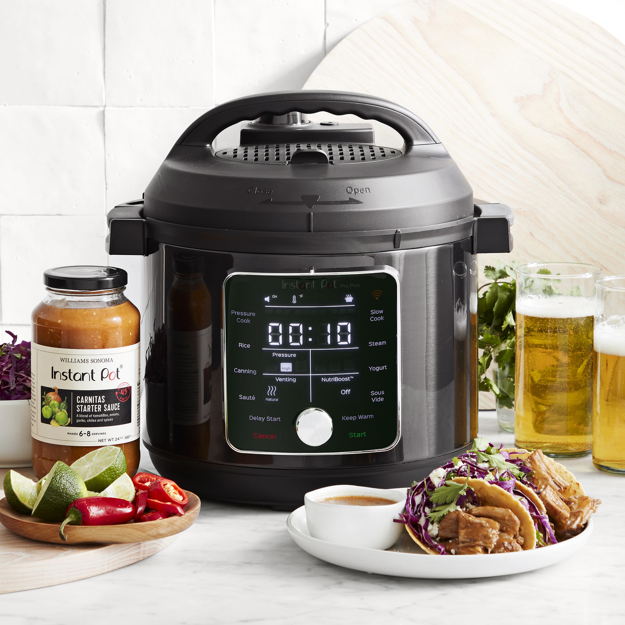 Instant Pot Pro Plus WiFi Electric Pressure Cooker,  6-Qt.