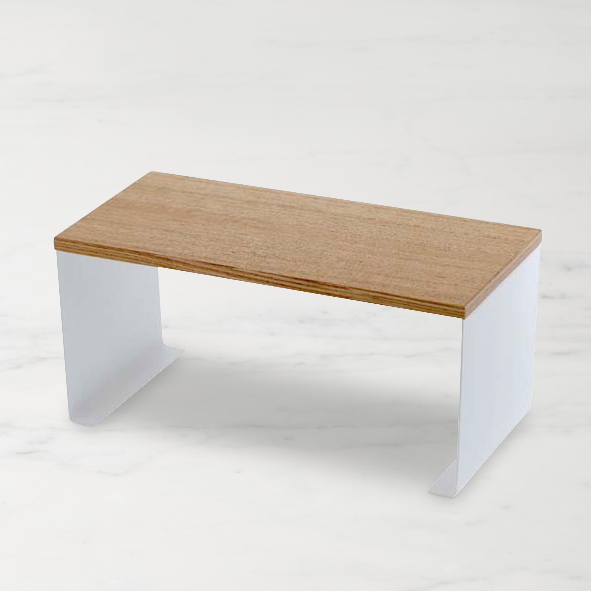 Yamazaki Home Tosca Wood Top Stackable Kitchen Rack