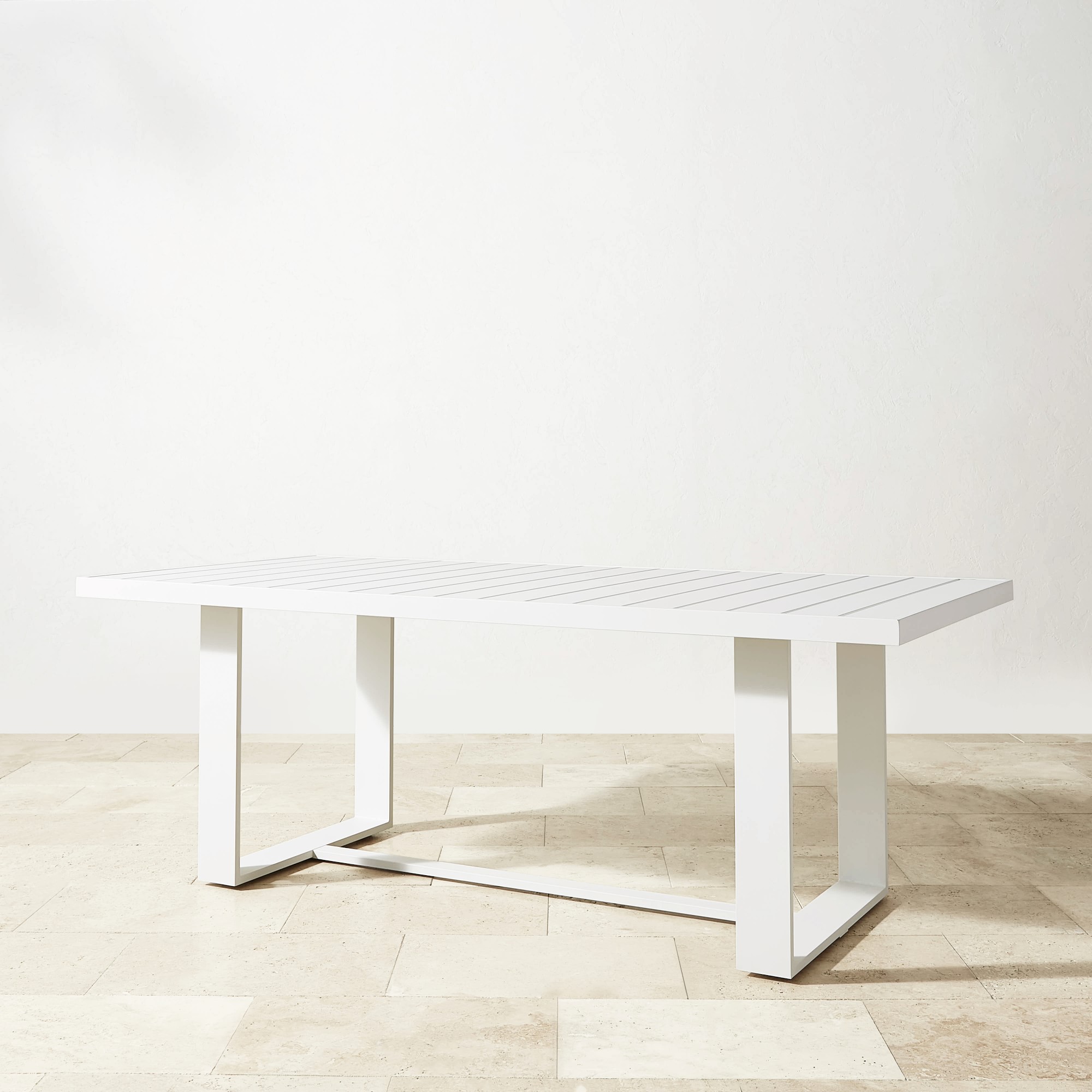 Santa Barbara Outdoor Metal Rectangular Dining Table (84)