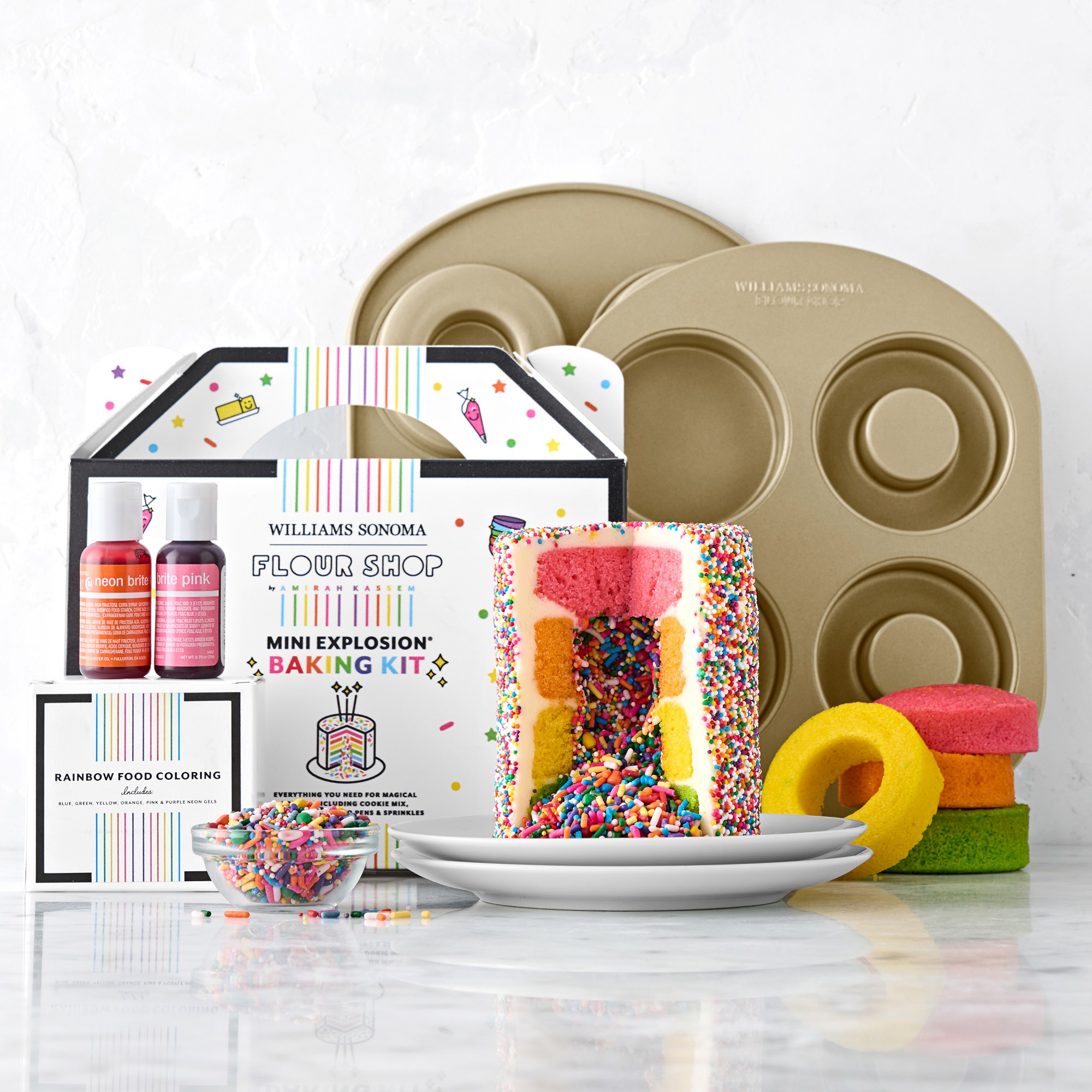 Flour Shop x Williams Sonoma Mini Explosion Cake Kit