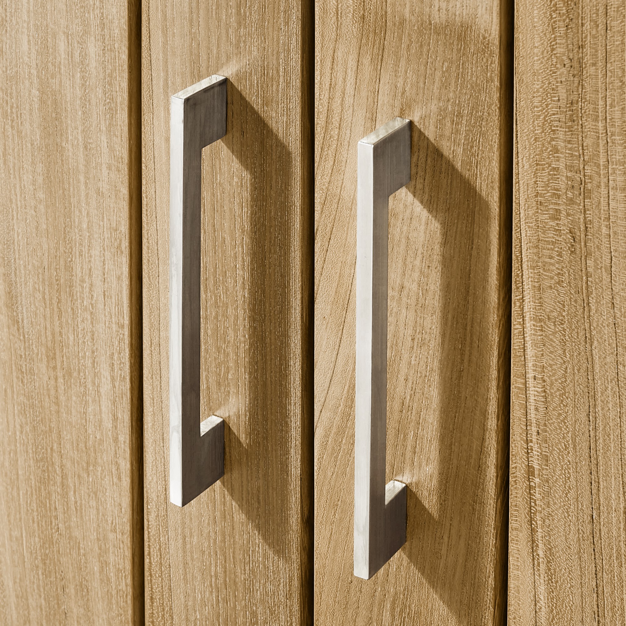 Larnaca Outdoor Teak 2-Door Cabinet (54.5)