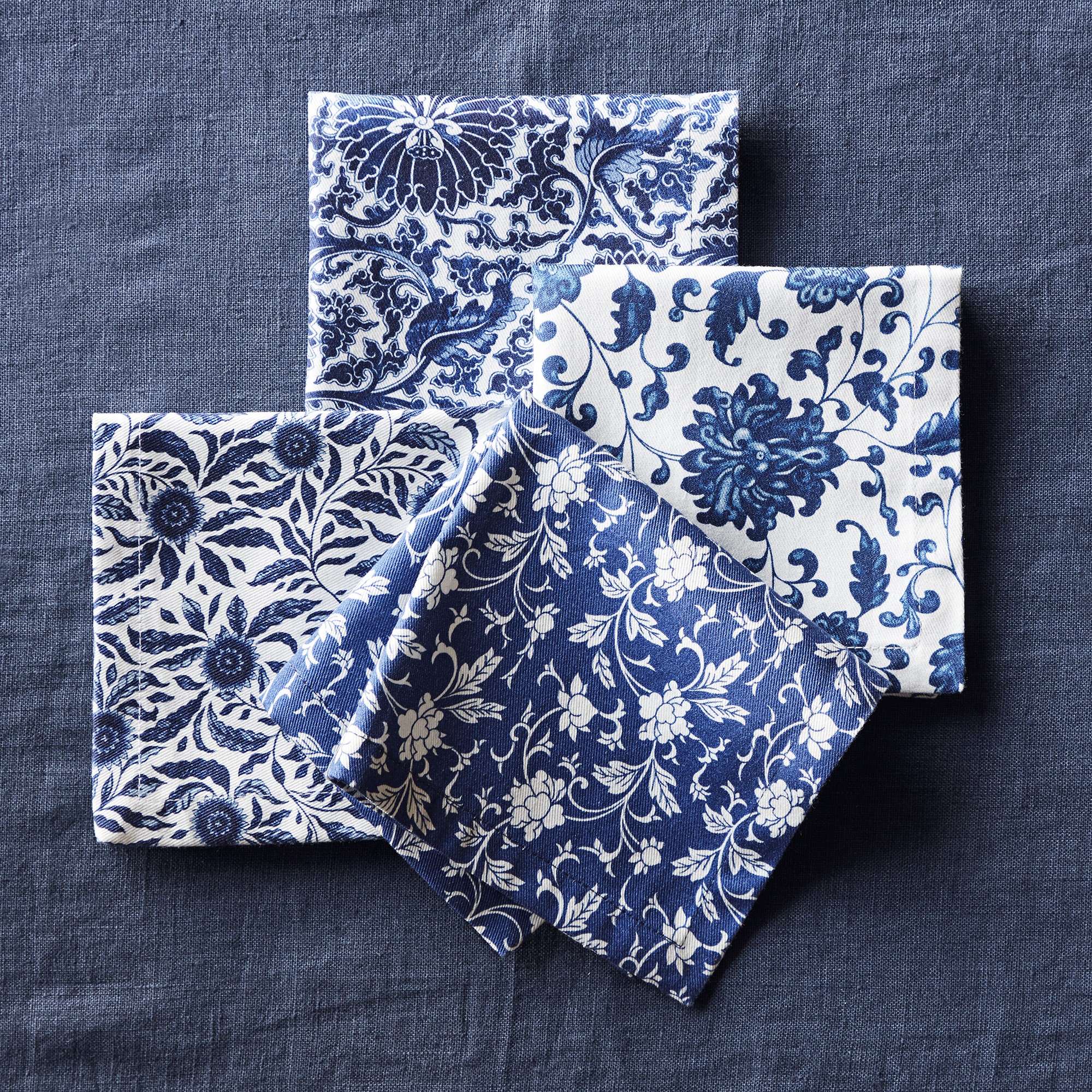 Marlo Thomas x Williams Sonoma Cockail Napkins, Set of 4