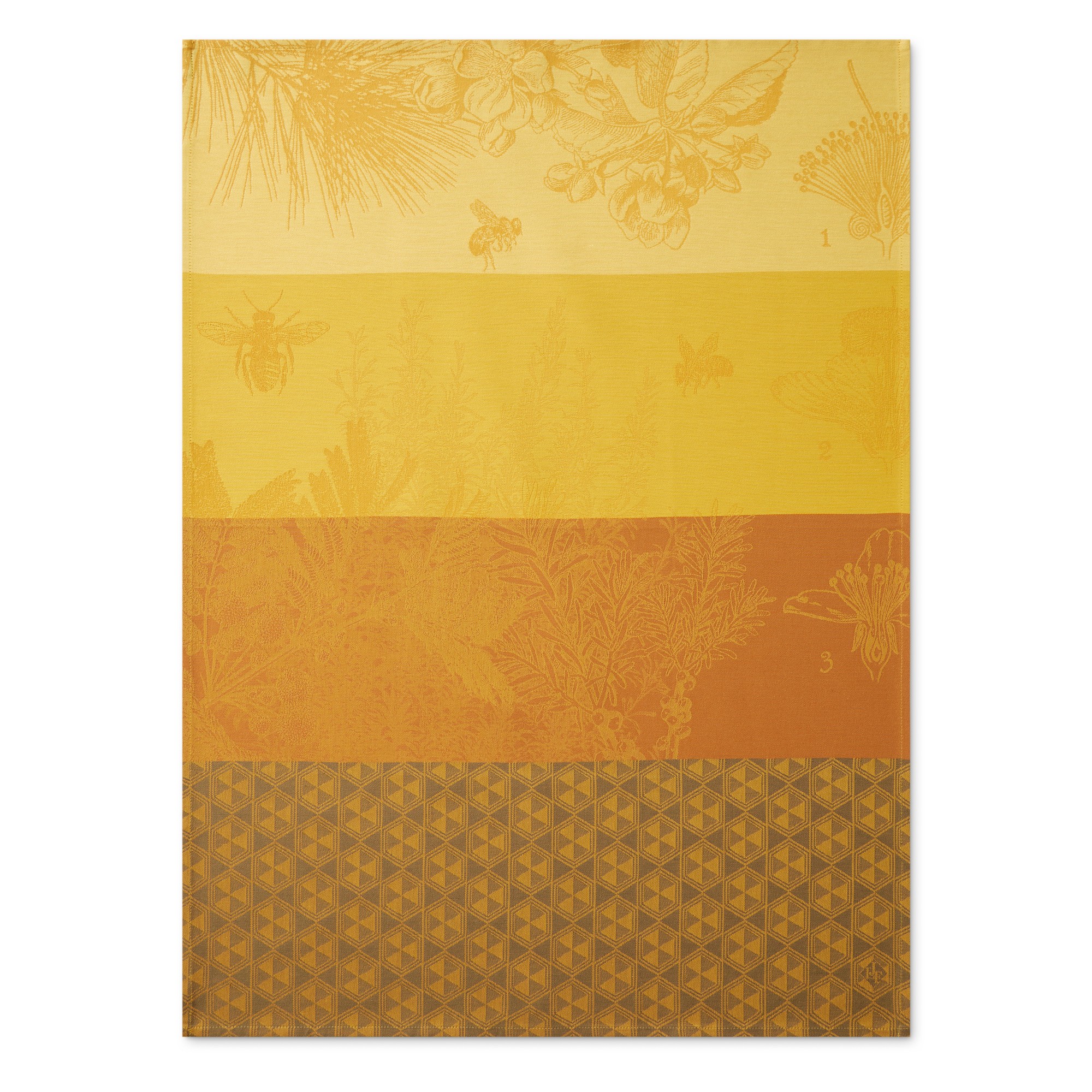 Jacquard Francais Honeybee Yellow Tea Towel