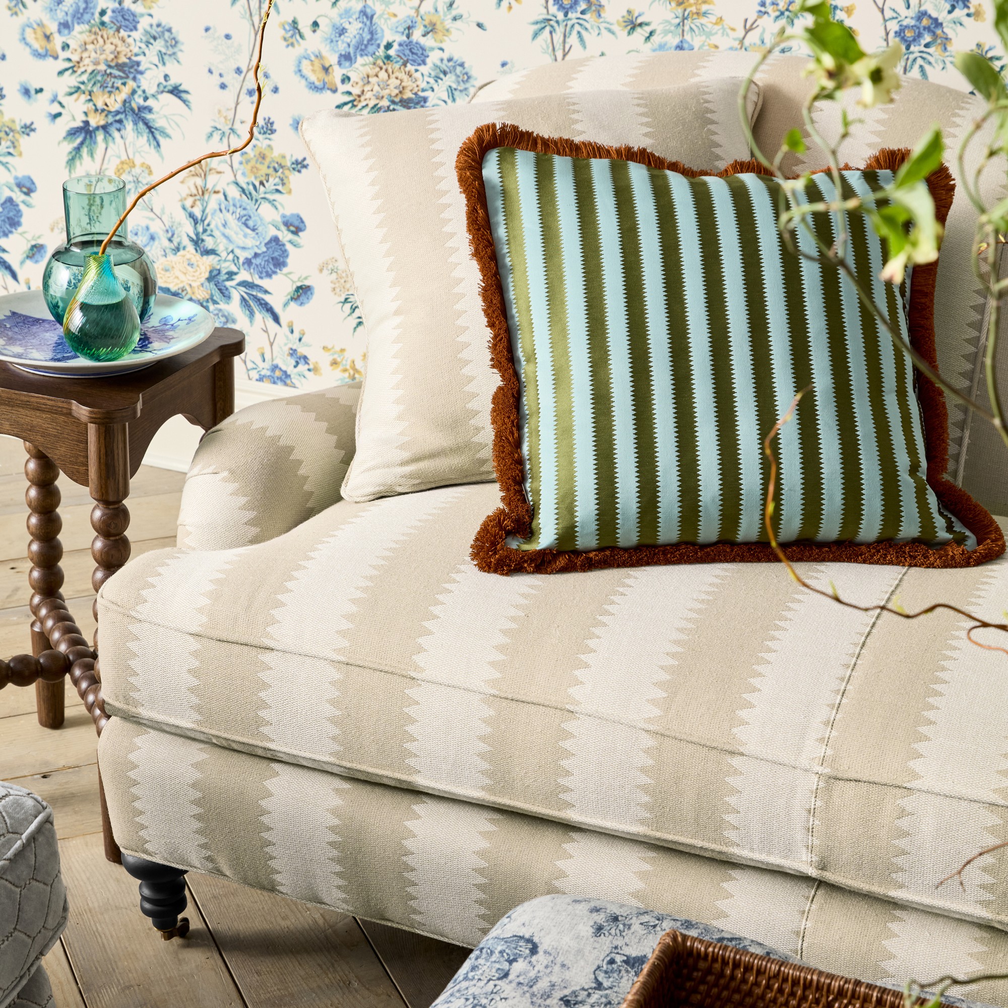 Sanderson x Giles Deacon Regency Aperigon Pillow Cover